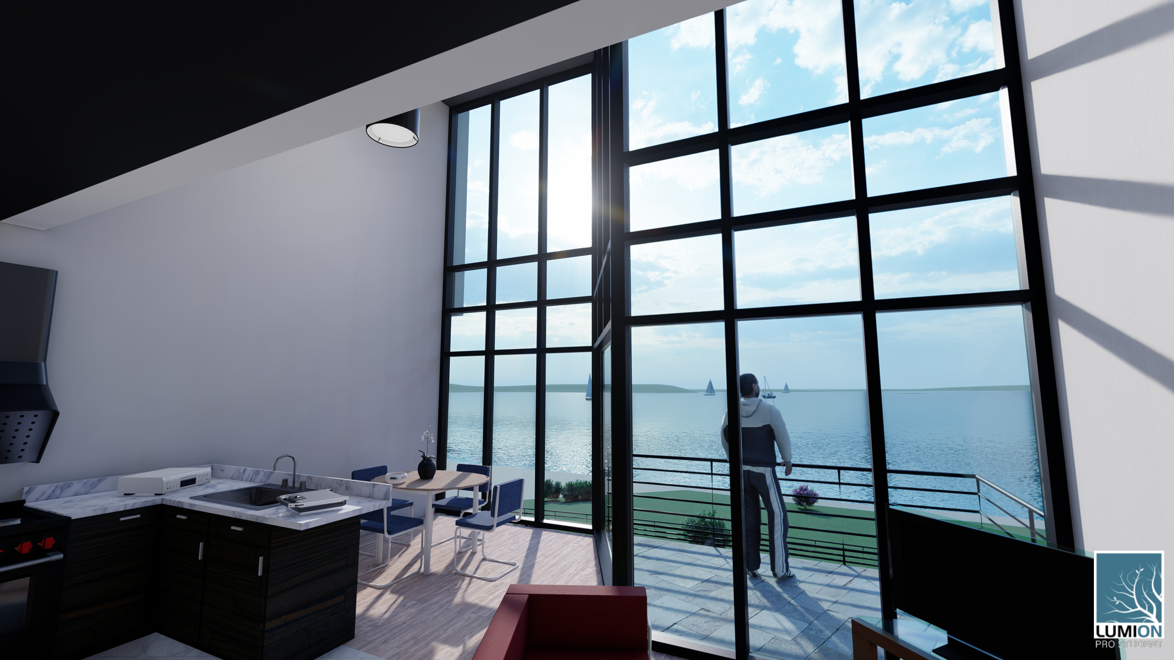 1st Floor- Lofted Apt.