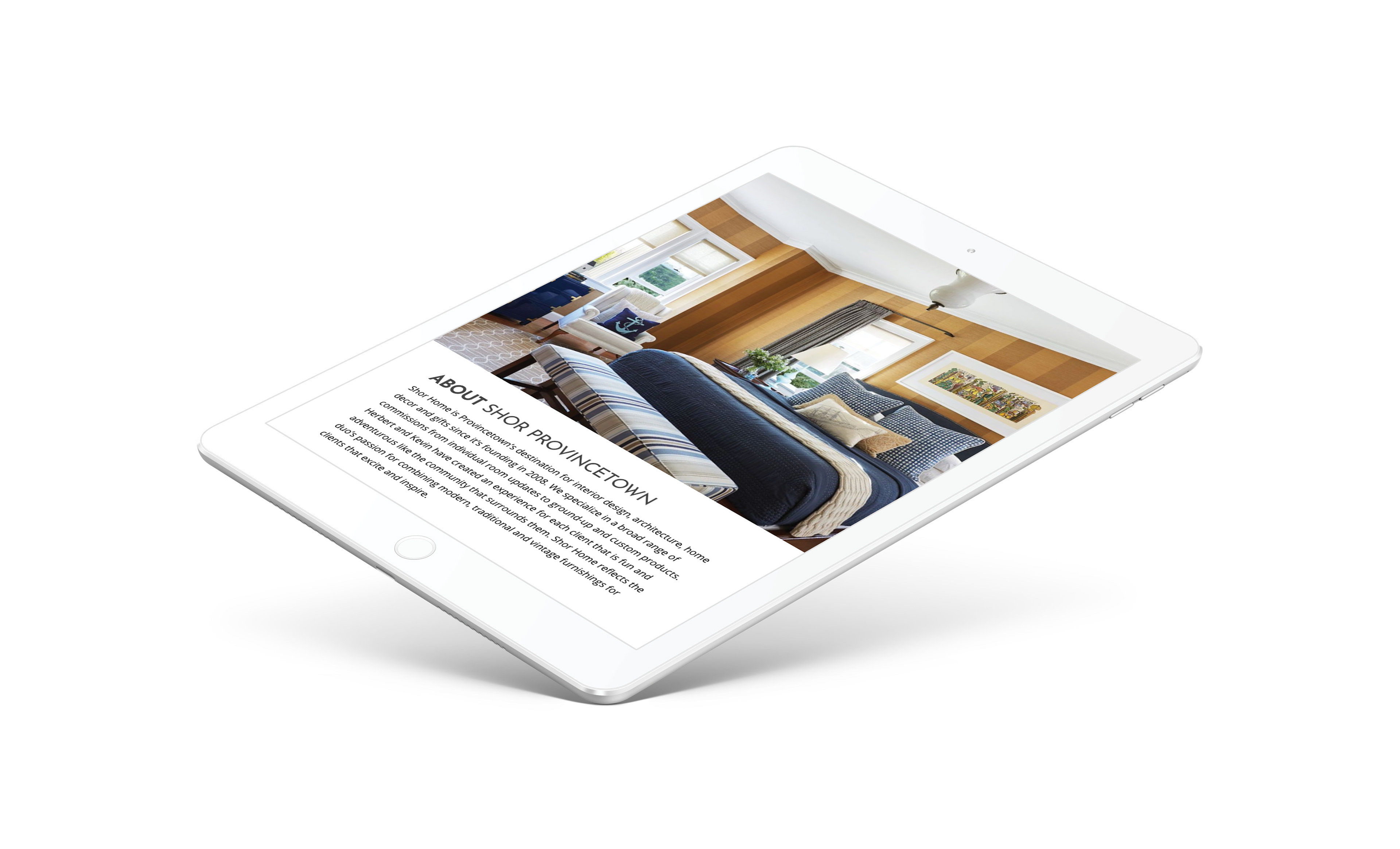 Ariana Herlihy Shor Home Furnishings Website Design