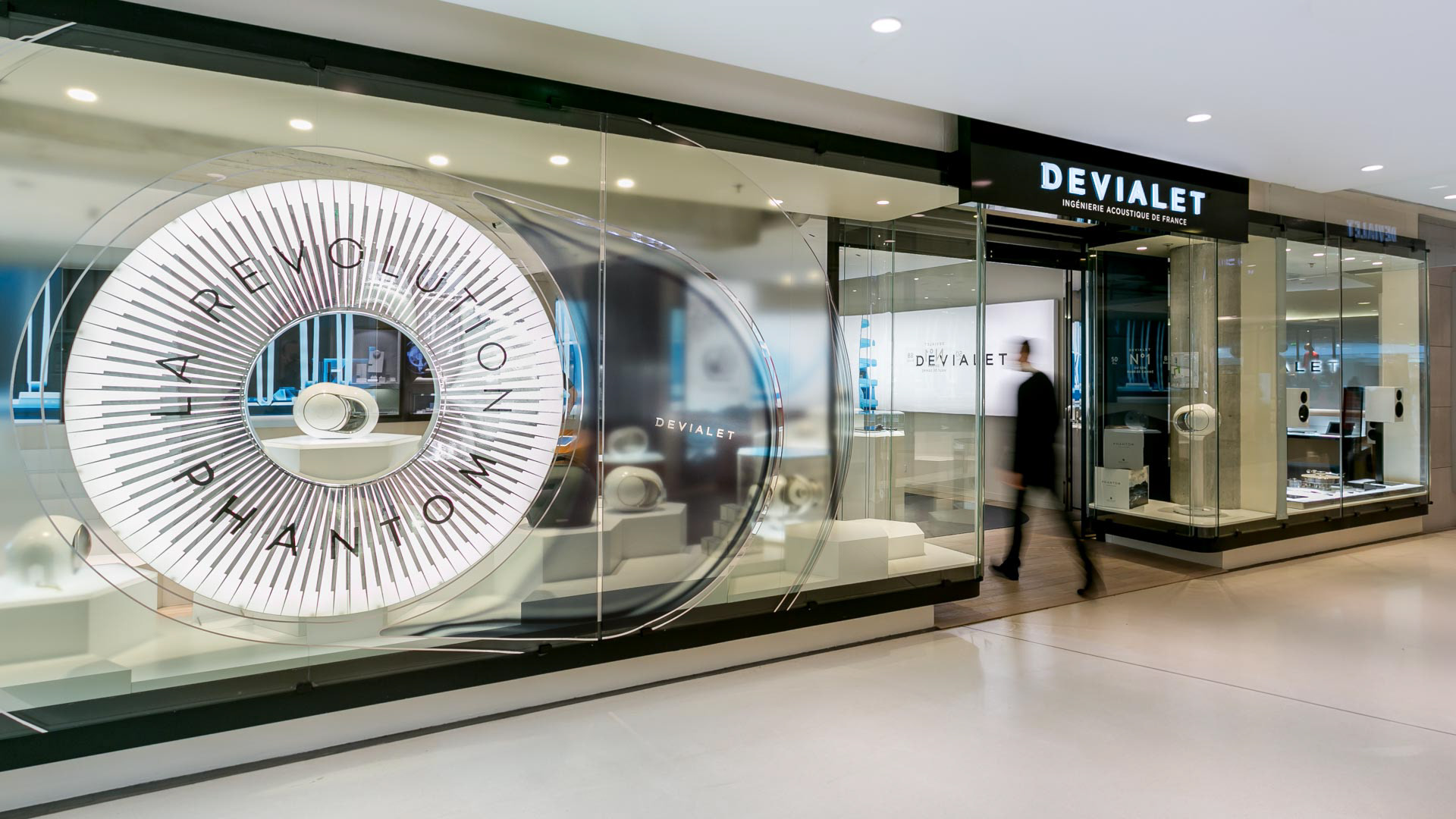 Design - magasin Devialet