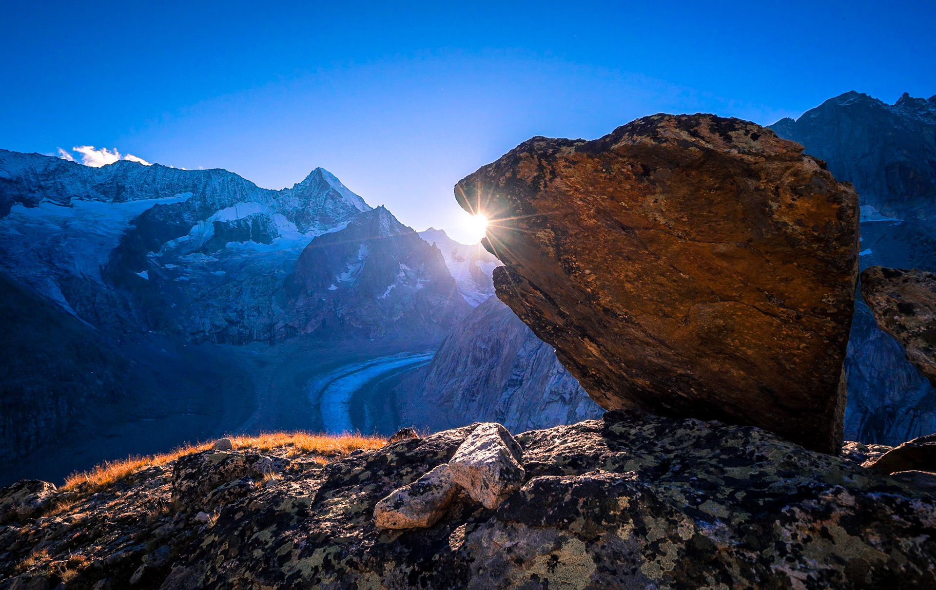 Nesthorn und Beichgletscher