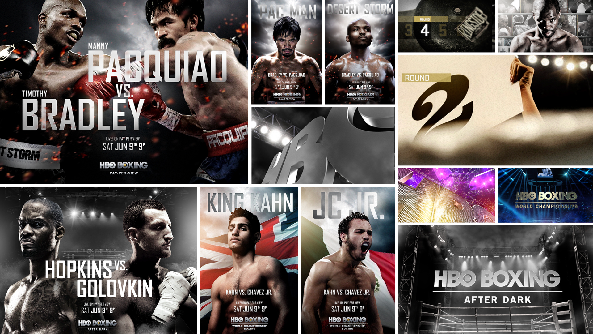 Seton Kim - HBO Boxing Rebrand 2012