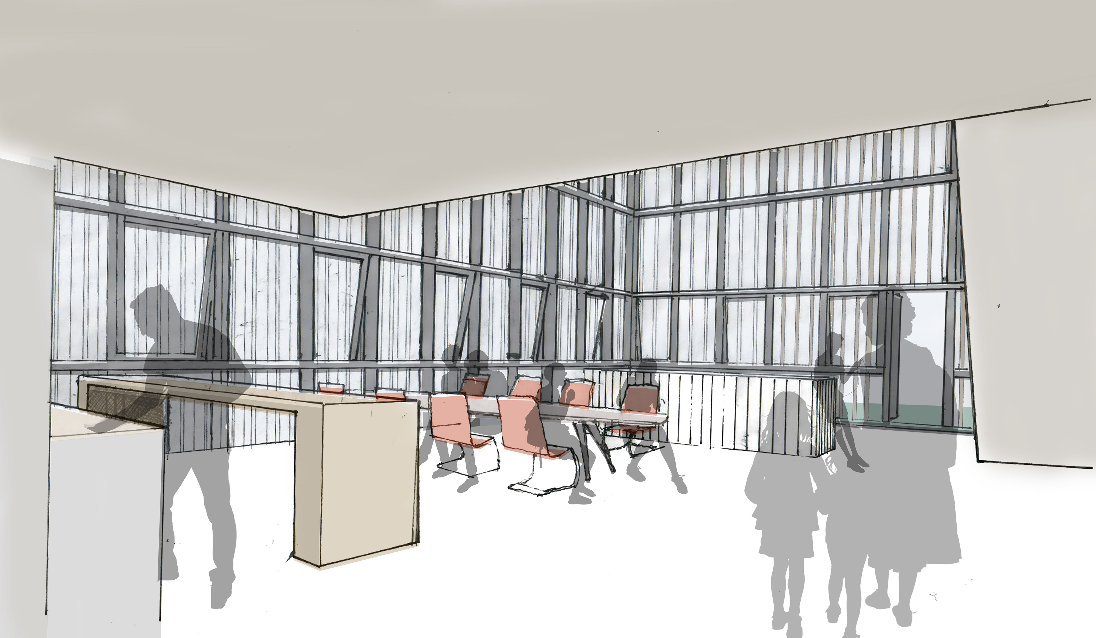 View from Shared Space Interior