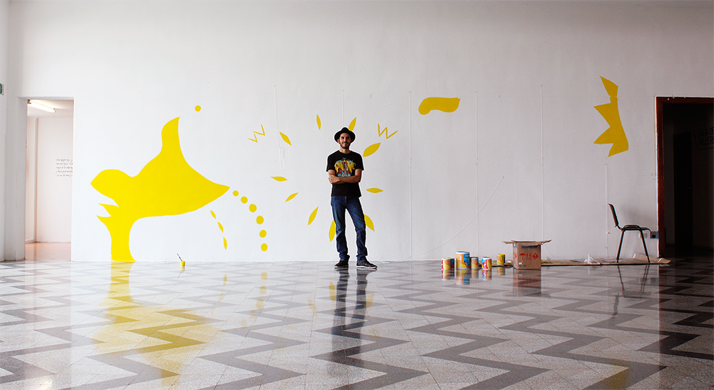 Luis Pinto Illustration Portfolio Gigante Blanco CCE G Mural Design