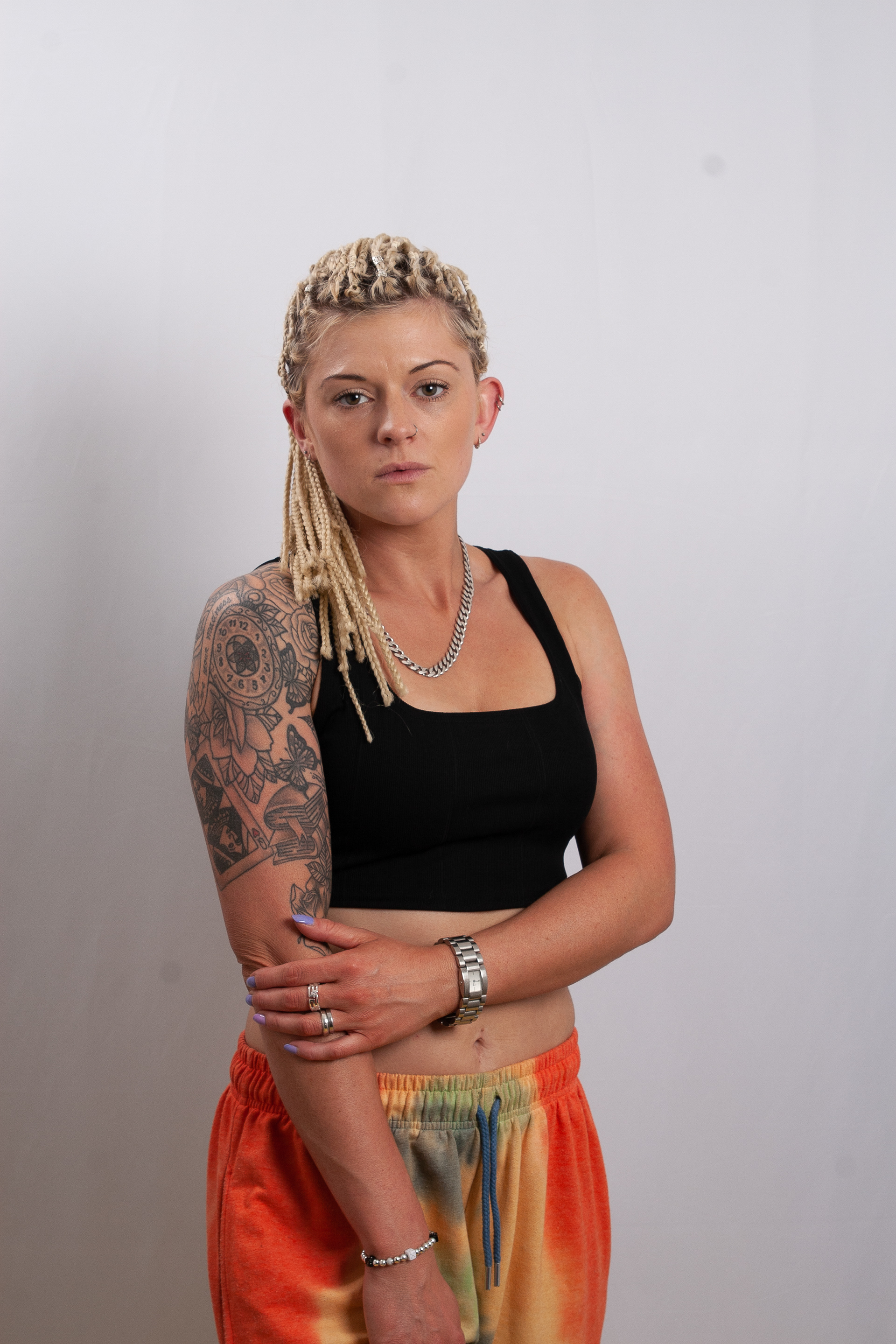Pixie in the studio