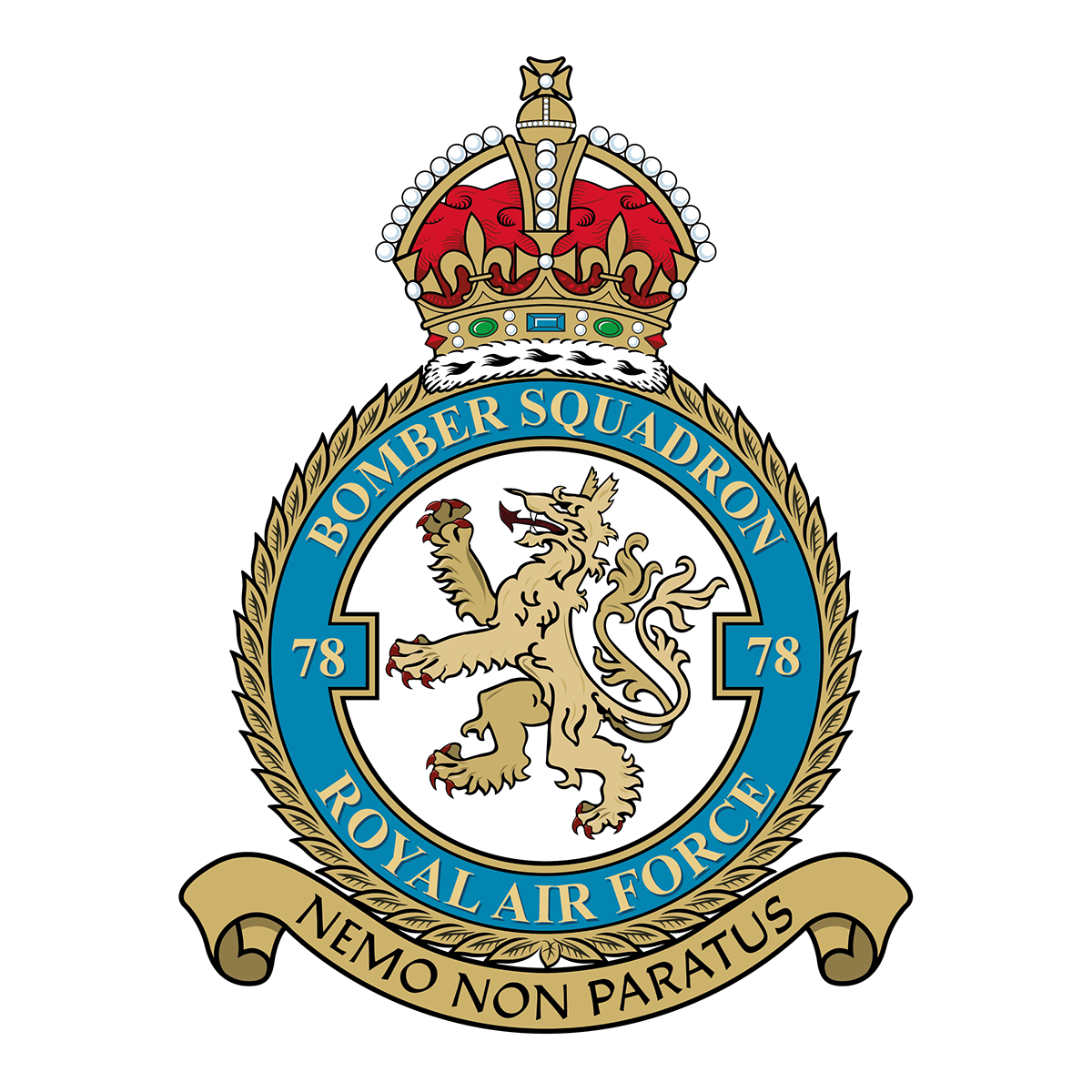 RAF Vector Badges - Tudor Crown Squadron Badges