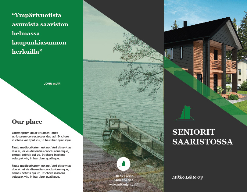 Flyer vakantiehuisjes 1