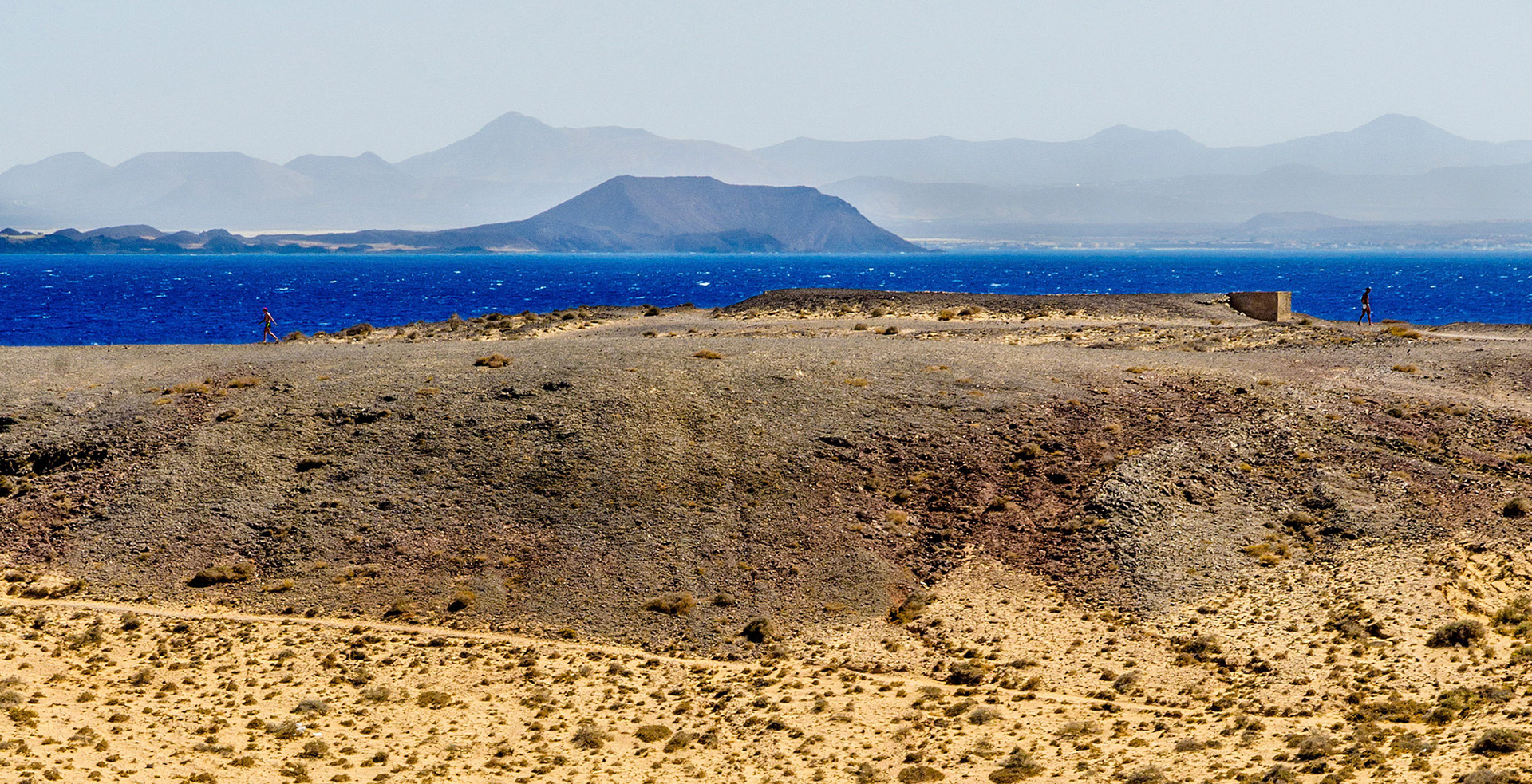 Côte volcanique à Lanzarote.