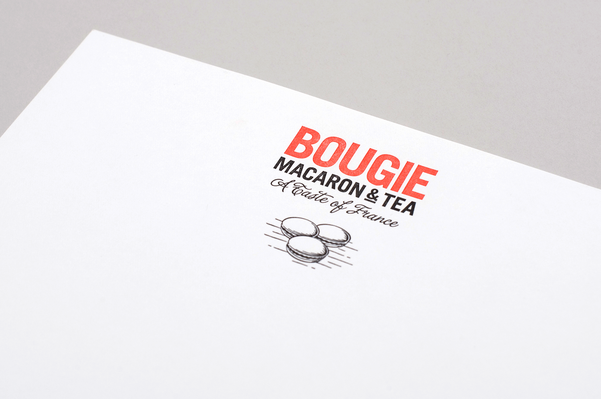 Bougie Macaron & Téa stationery 1