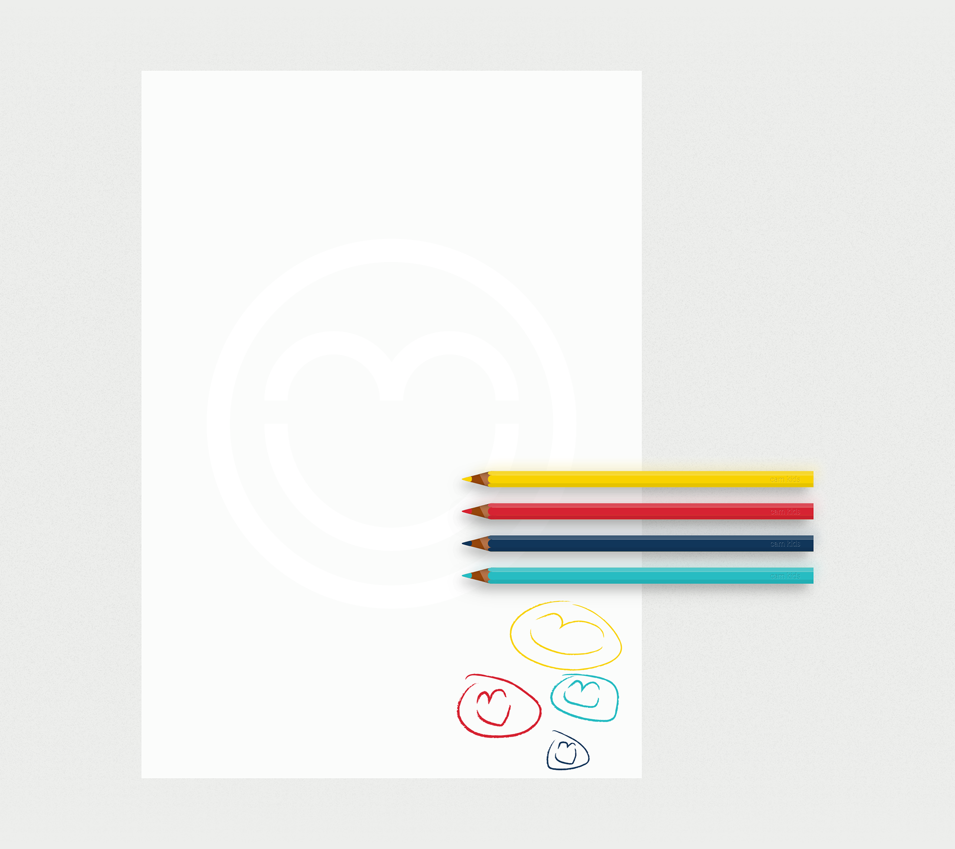 cam kids colouring set