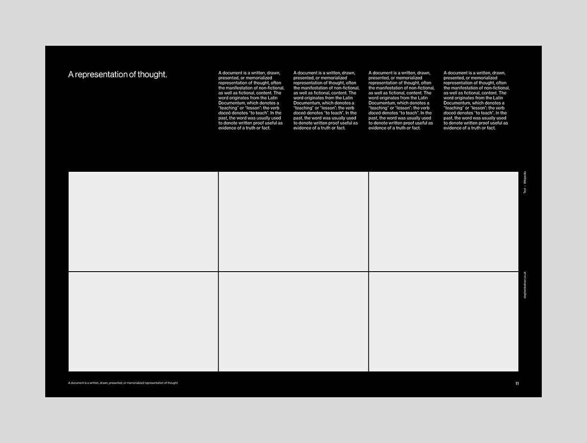 presentation layout grid