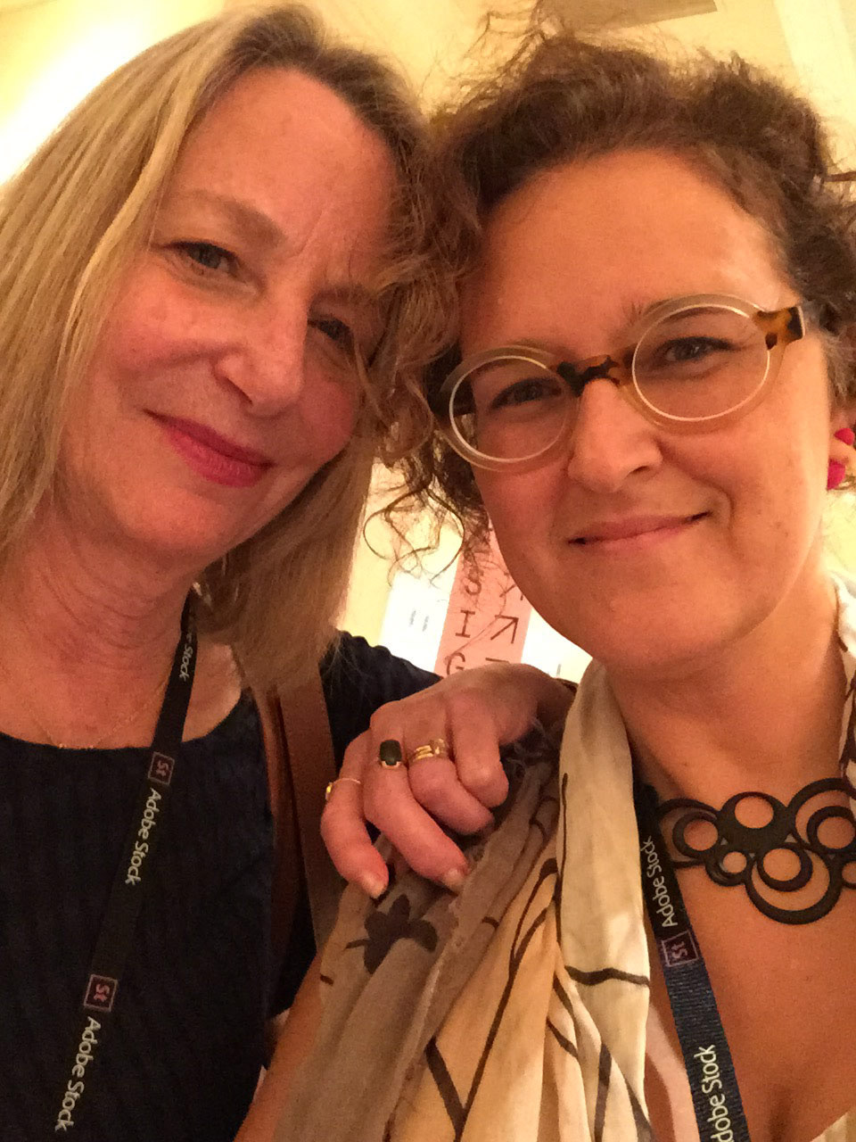 with Paula Scher at AIGA Conference