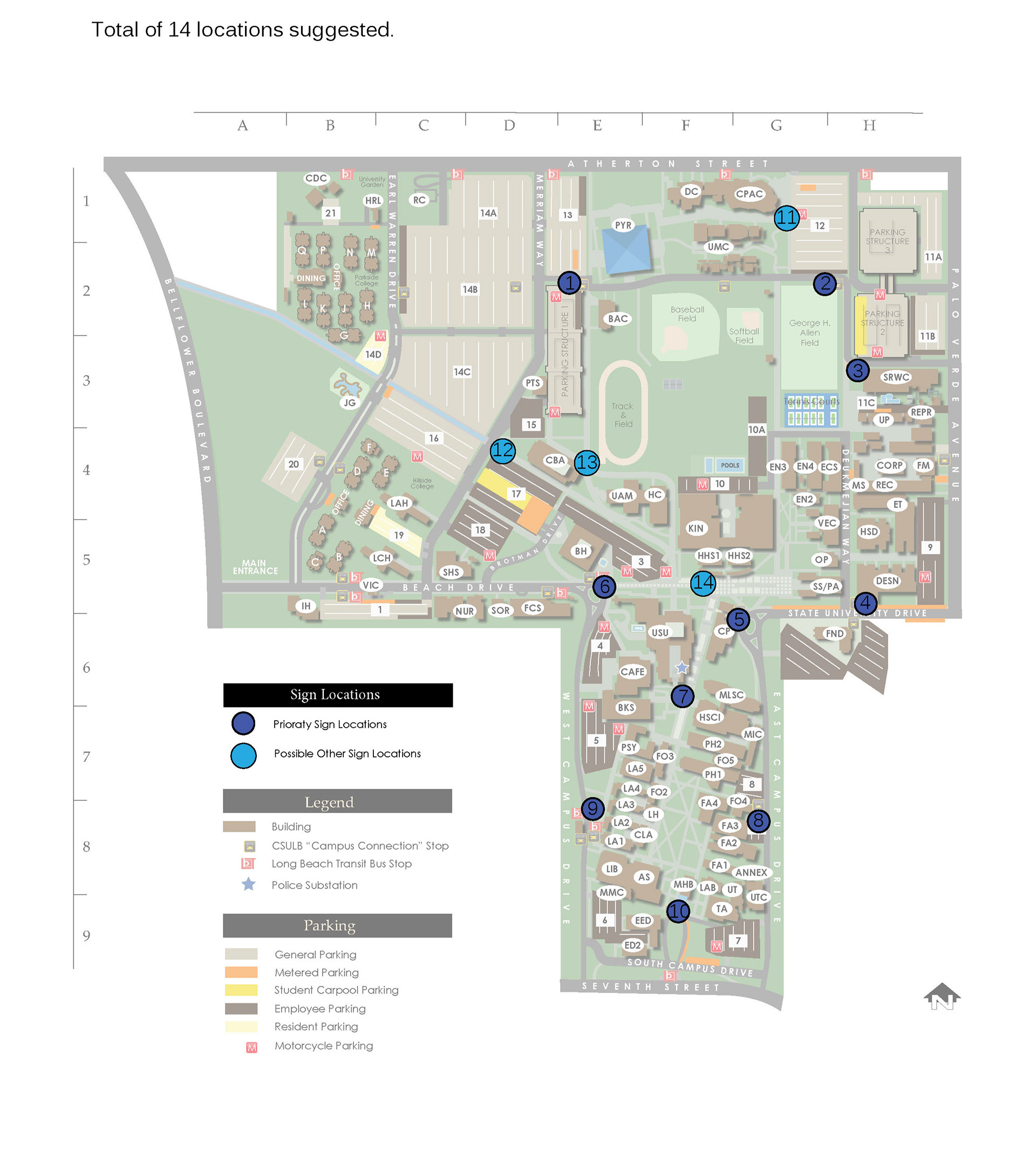 Nadia Saleh - CSULB Wayfinding Design