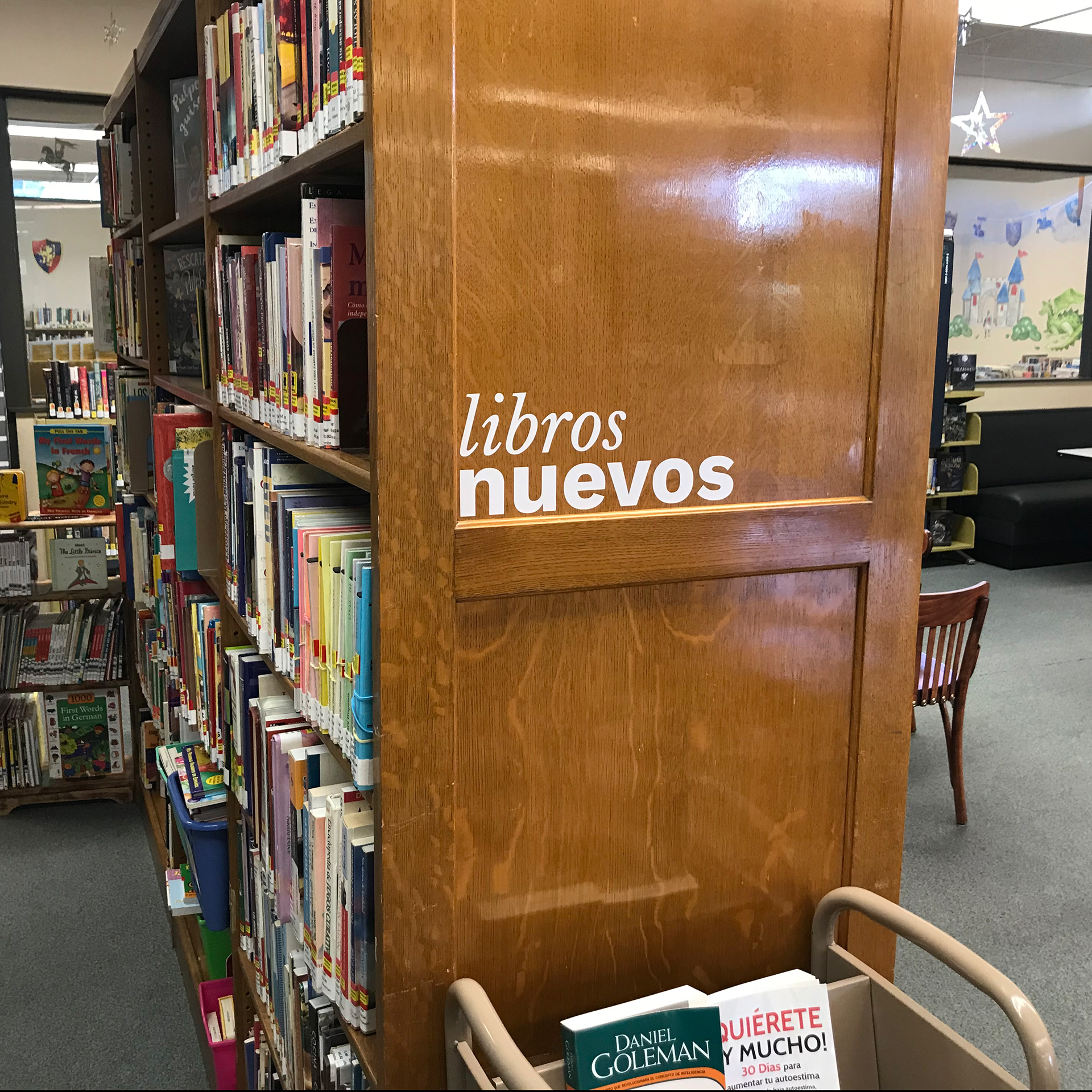 Spanish language shelf
