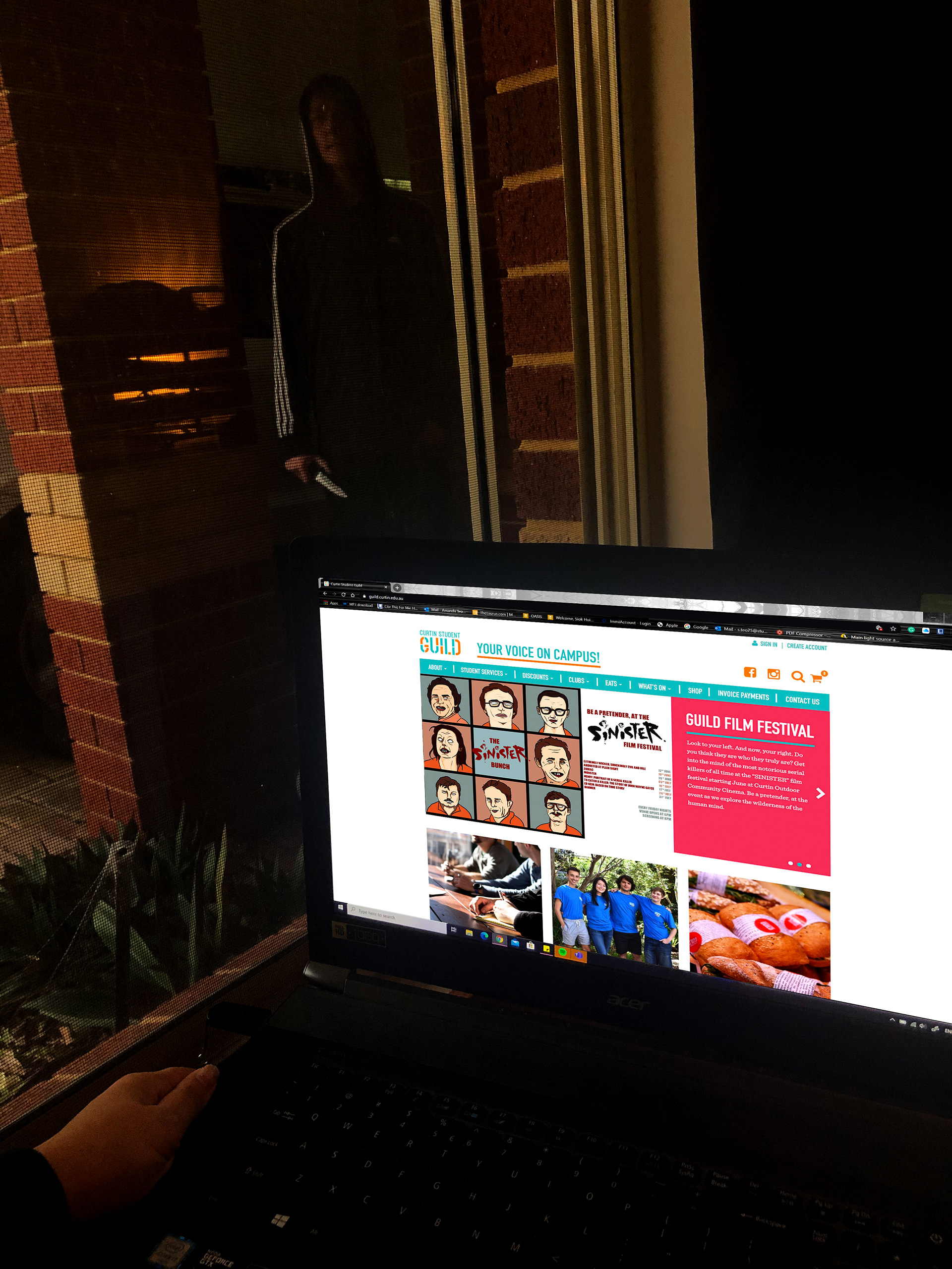 Curtin Guild Website Page