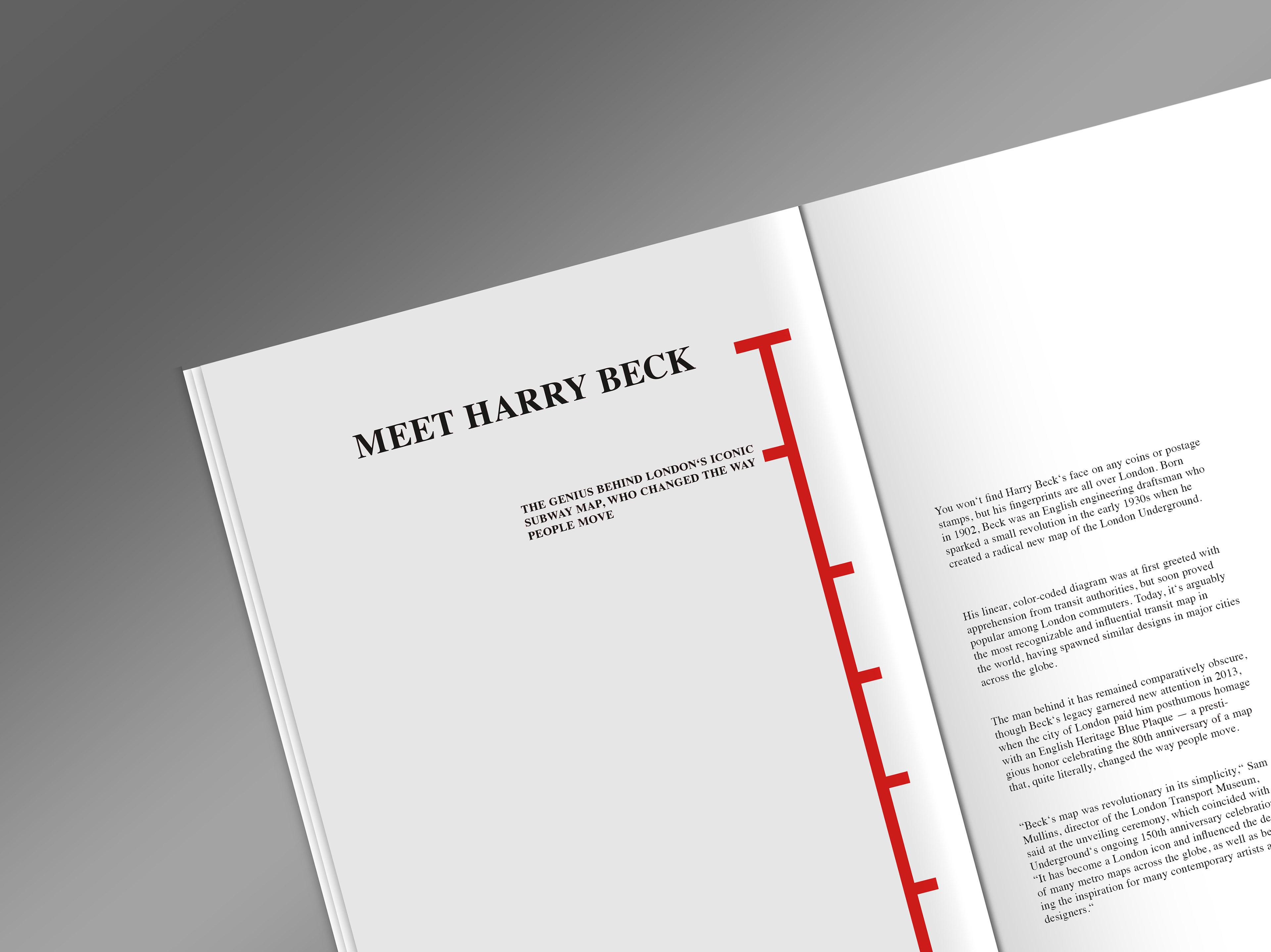 Detail der Seite über allgemeine Informationen zu Henry Beck