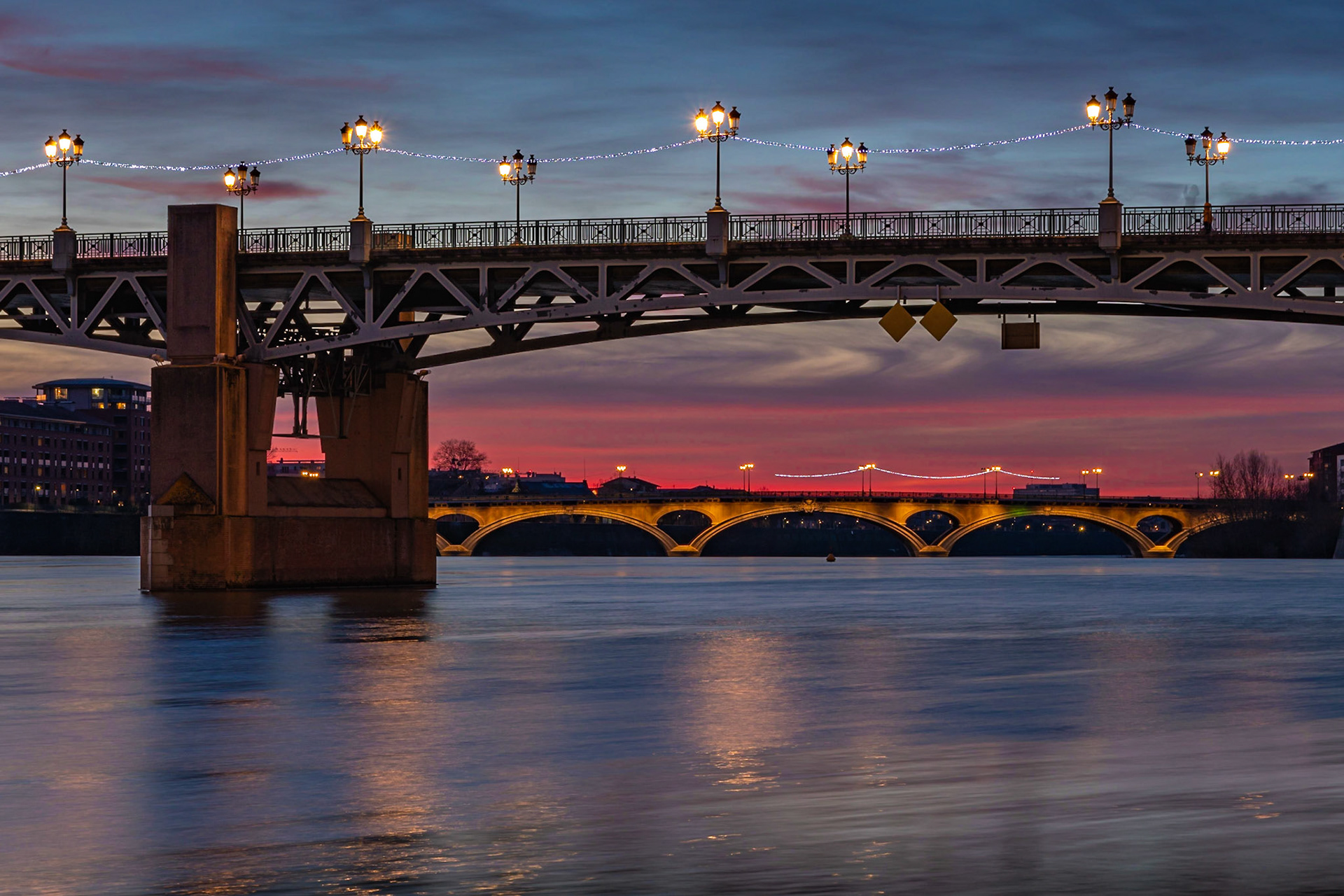 Pont St Pierre et Pont des Catalans