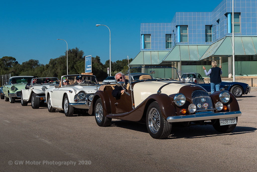 Morgan, TR4, Panther and Thuderbird.