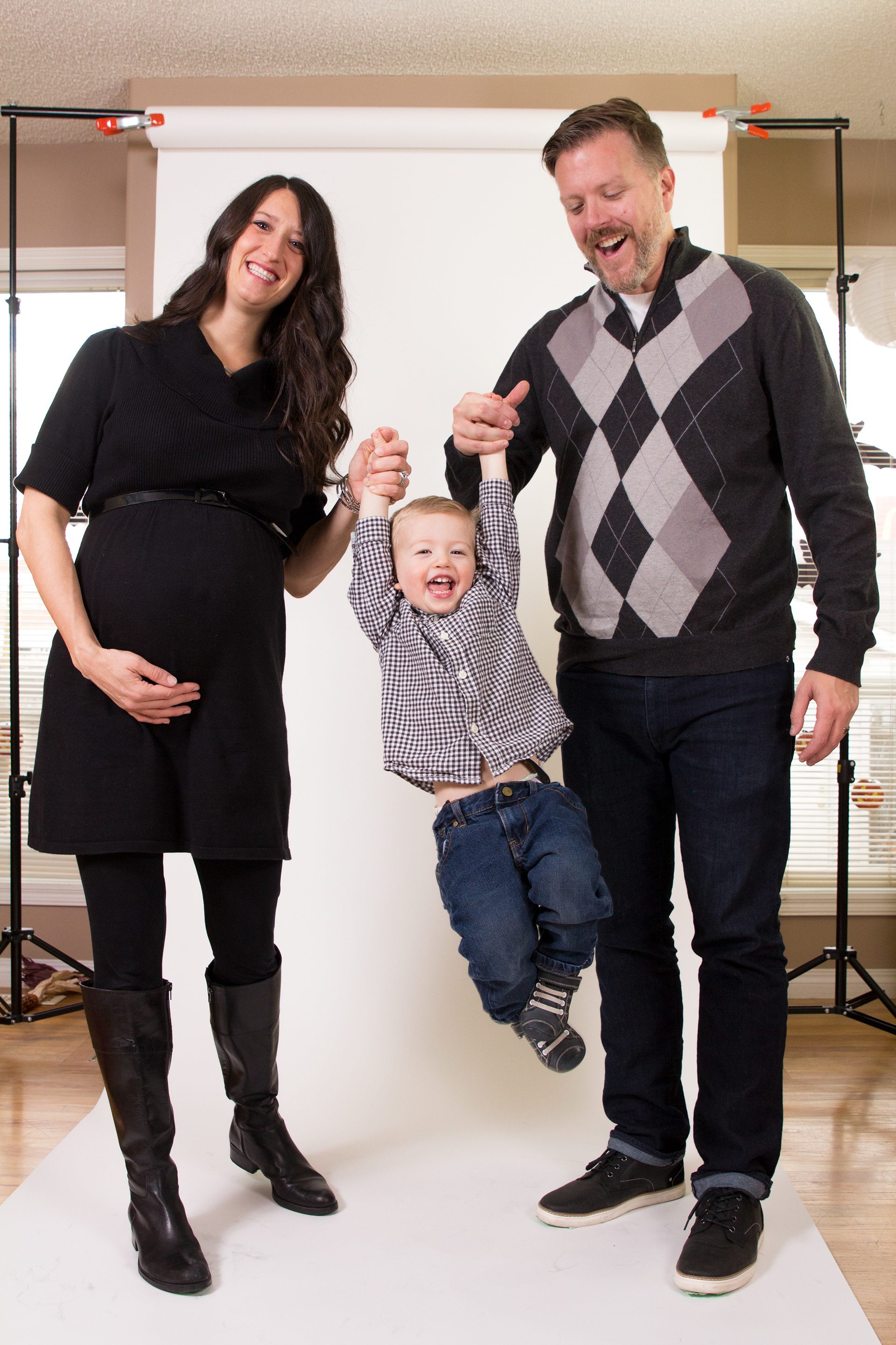 In-Studio family session at Family Filmmaker