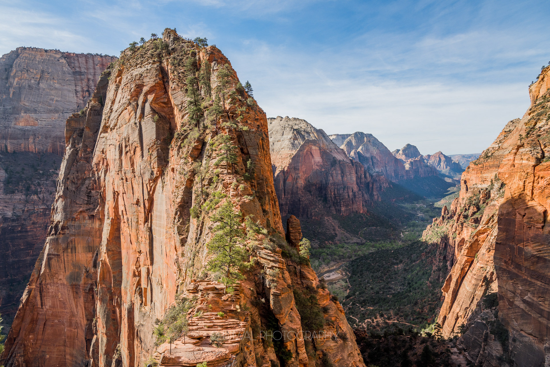 Angels Landing at Zion National Park USA