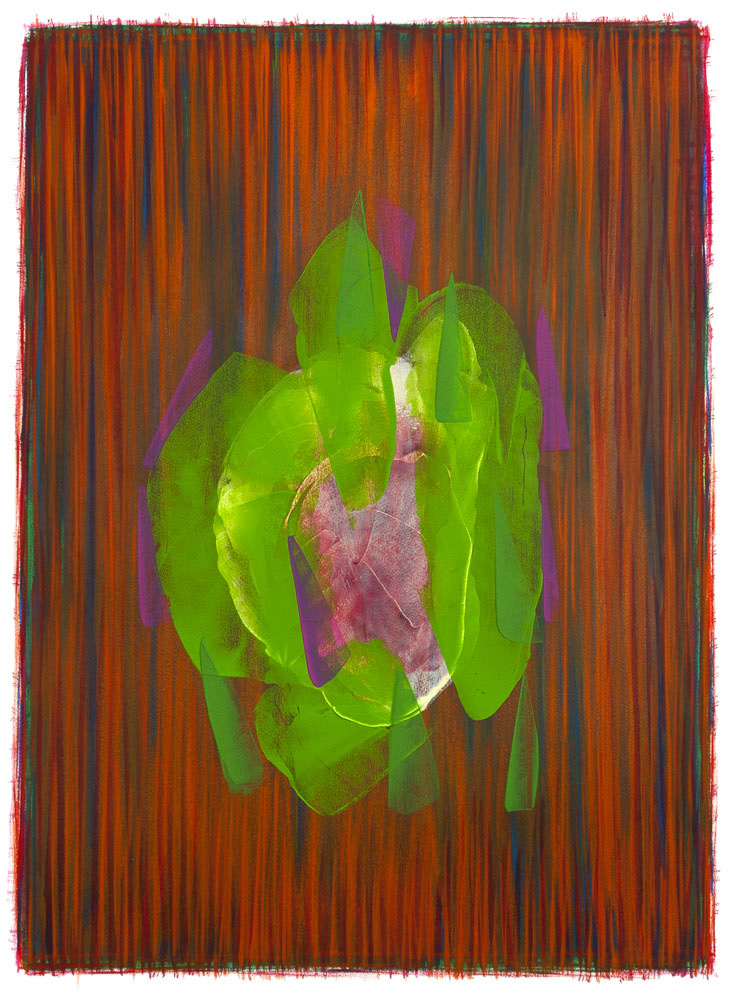 STUDY 10 oil on paper, 30 by 22 inches, 2012,HERMANN LEDERLE