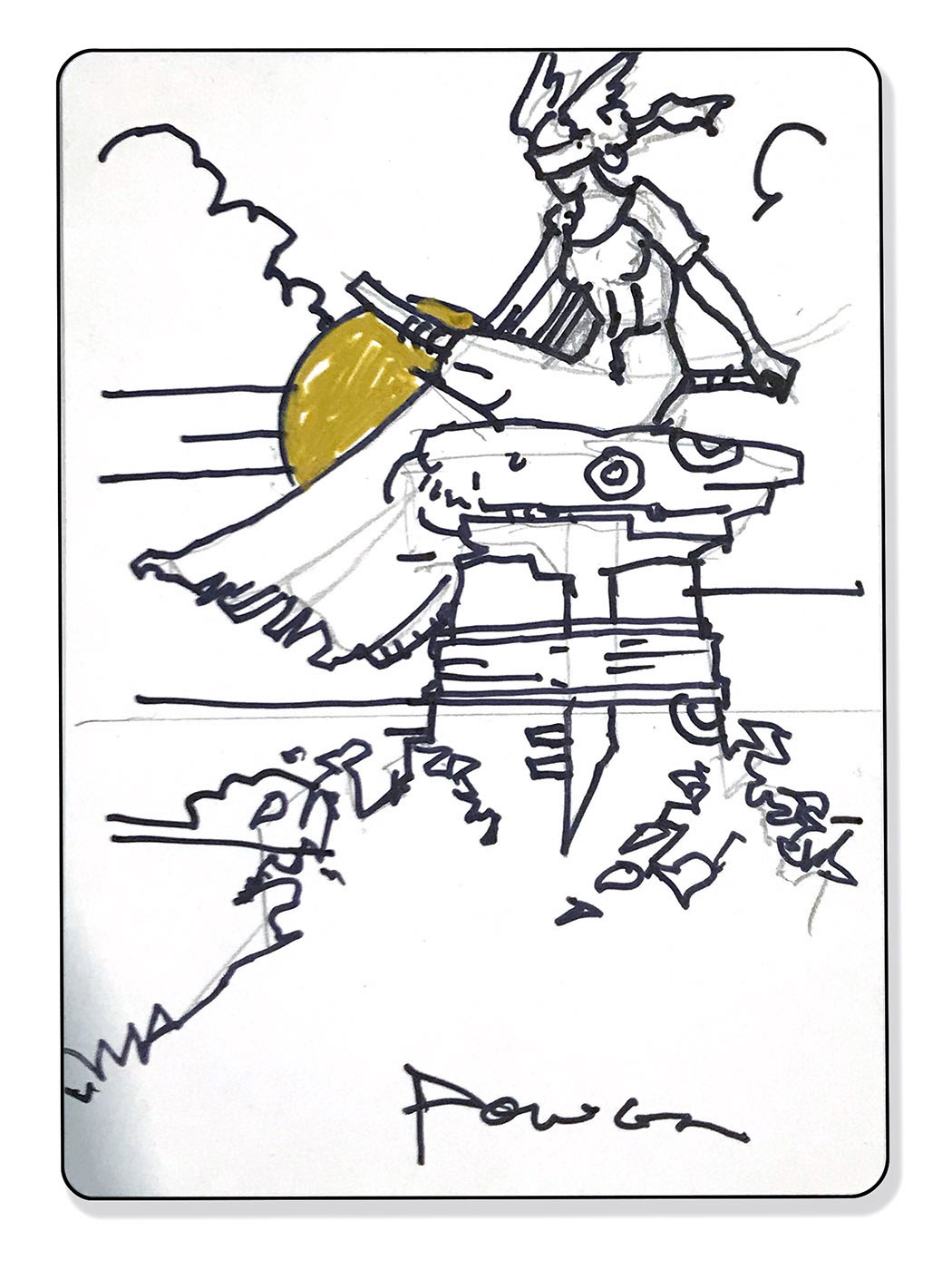 $30 Serra Avatar Simpler Sketch