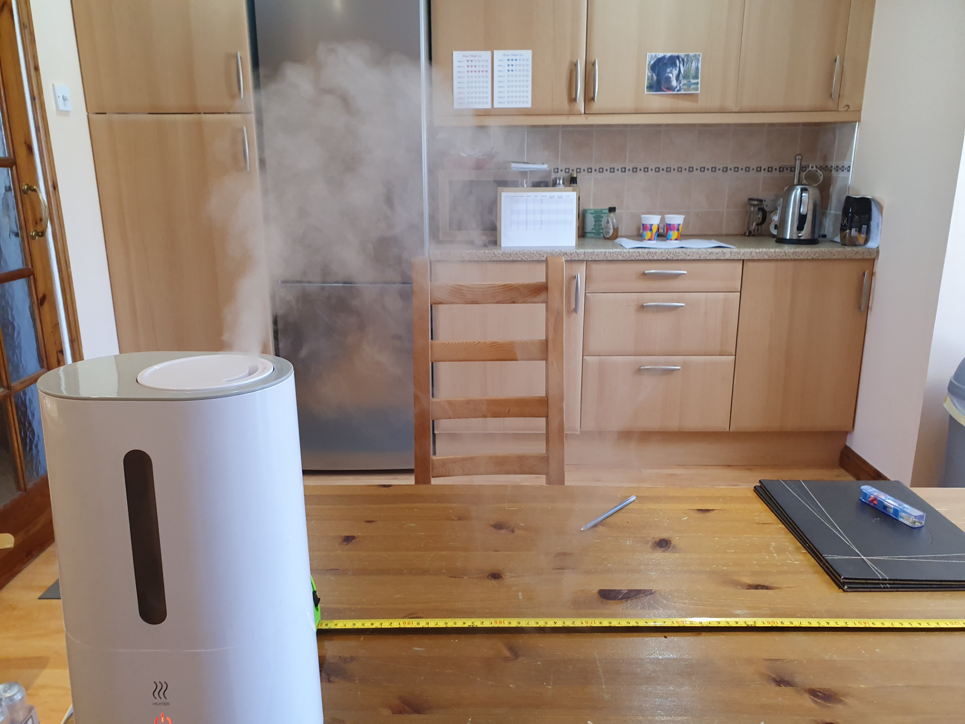 Reservoir atomiser experiments
