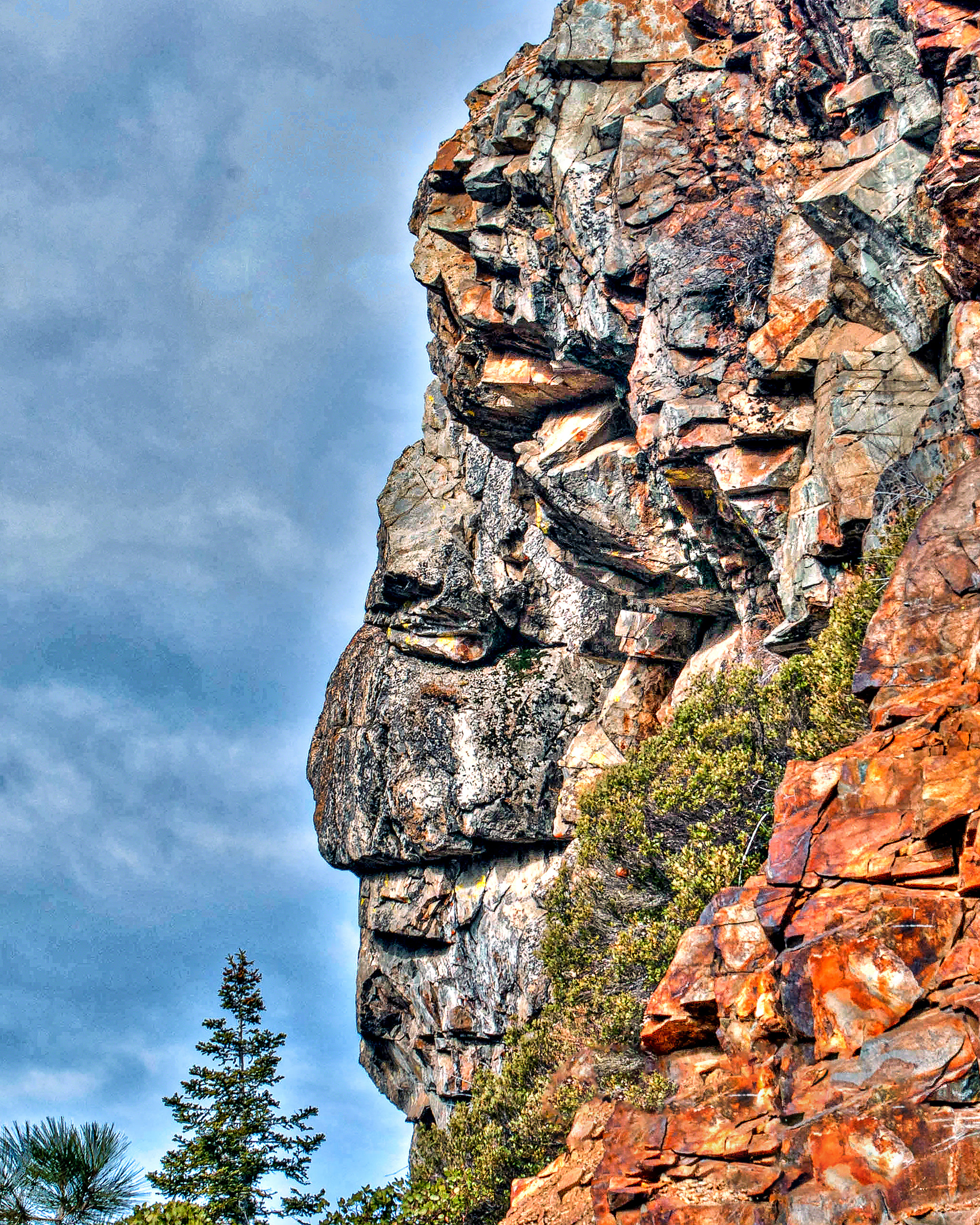 Old Ape Face Rock