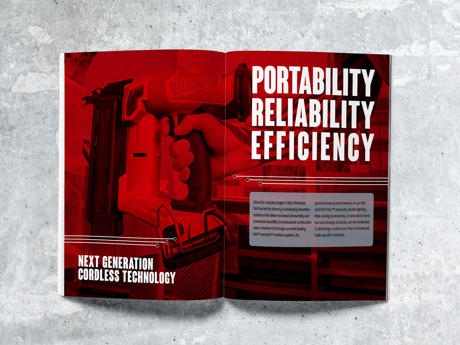 Jon Millard MILWAUKEE TOOL PROMO BOOK