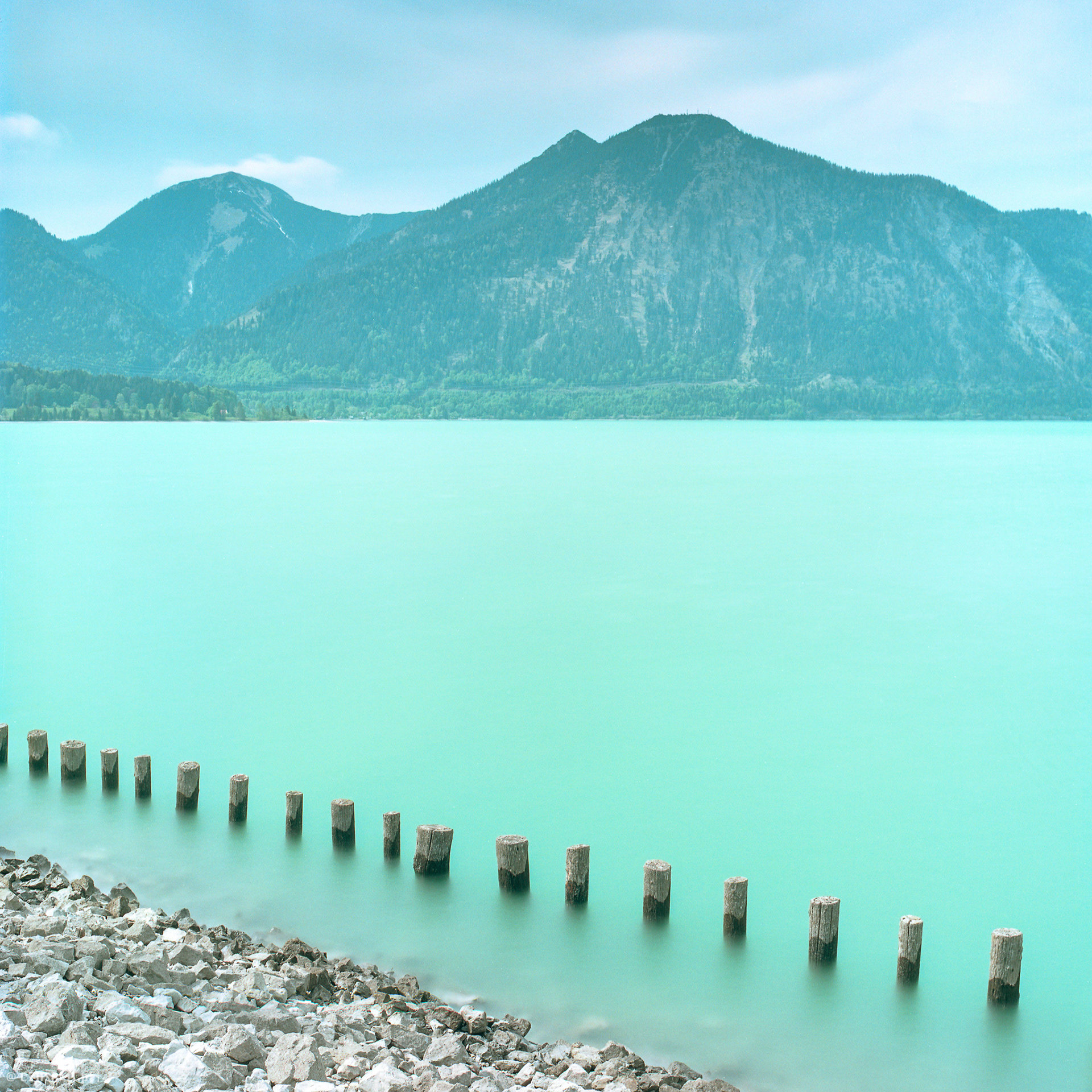 WALCHENSEE. NIEMCY. KODAK PORTRA 160. HASSELBLAD 500C. Fotografia analogowa CZASAMI.pl
