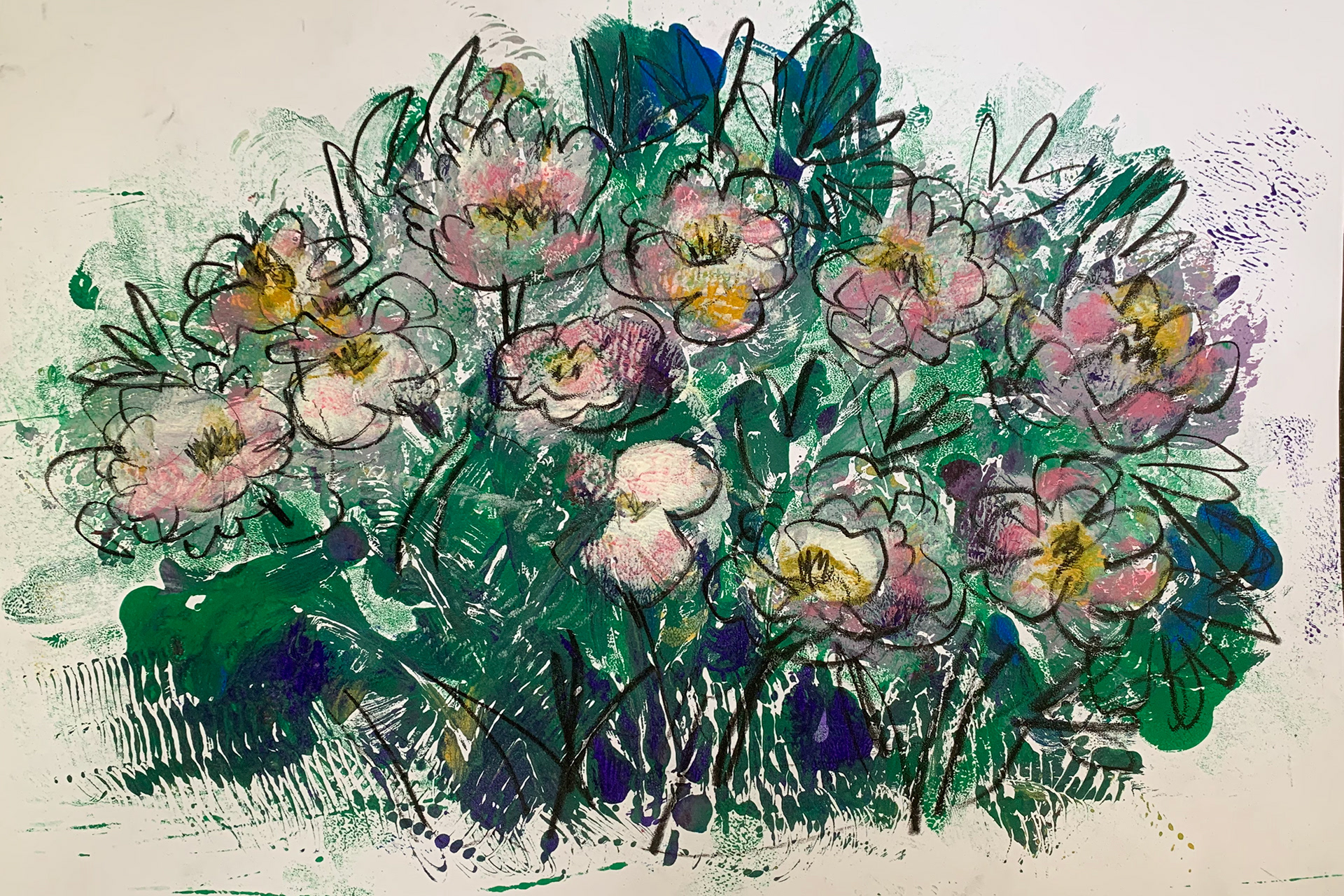 10 / Tree Peonies 2, 9.5 x 14 / $275