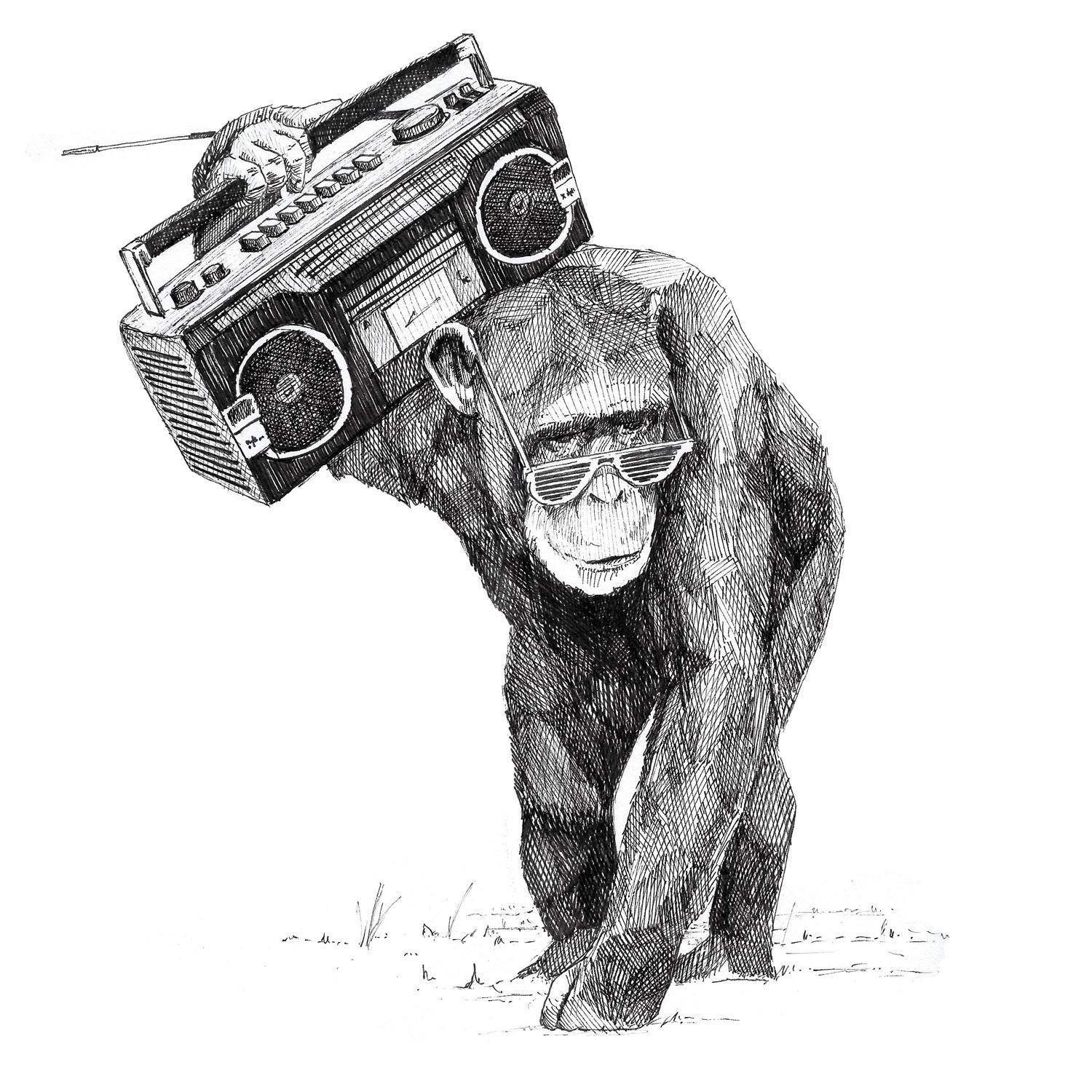 Radio - Inktober #4