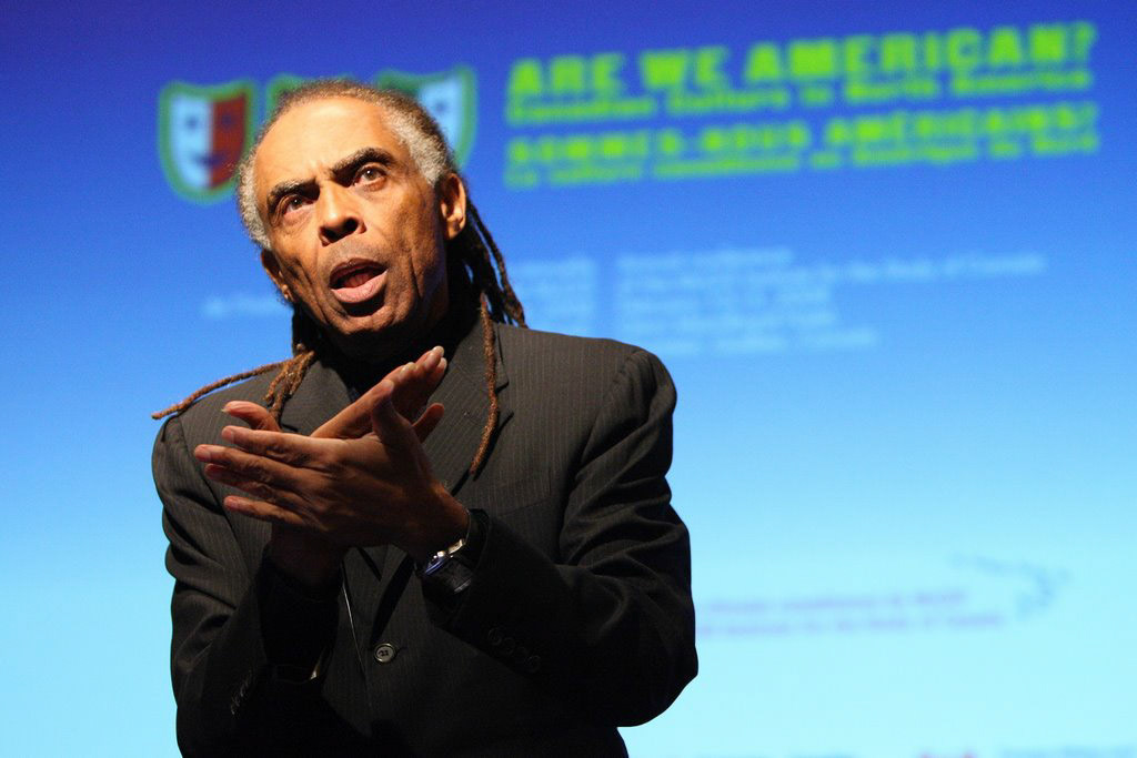  Famous Brazilian singer and politician Gilberto Gil lectures at the Annual Conference of the McGill Institute for the Study of Canada. February 2008.