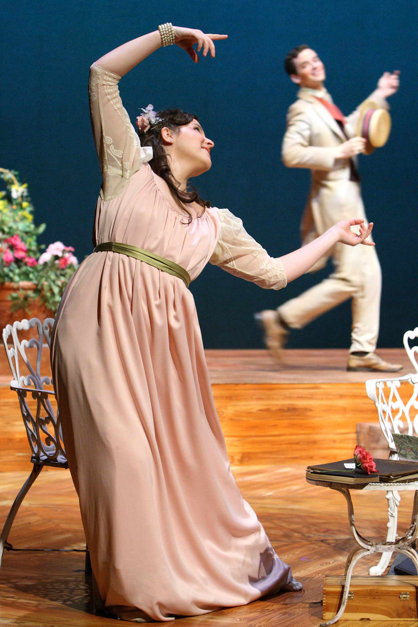 A scene from a production of The Importance of Being Earnest,  November, 2008.