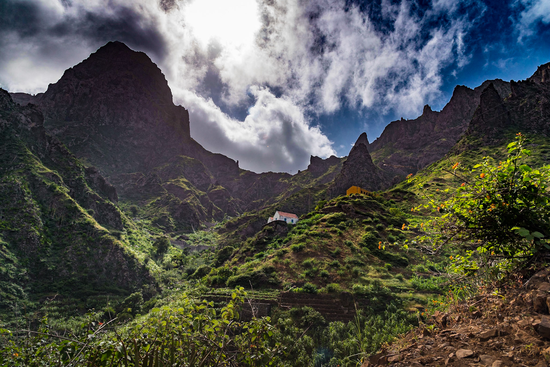 House in the mountain of São Nicolau. Cabo Verde