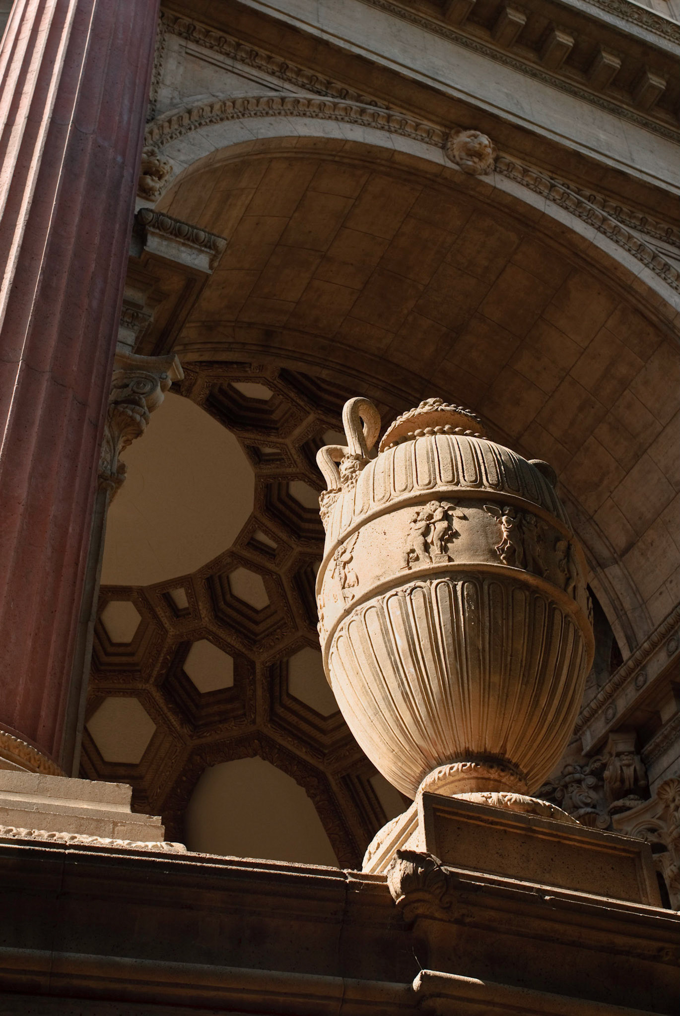Palace of Fine Arts Detail, San Francisco, 2009