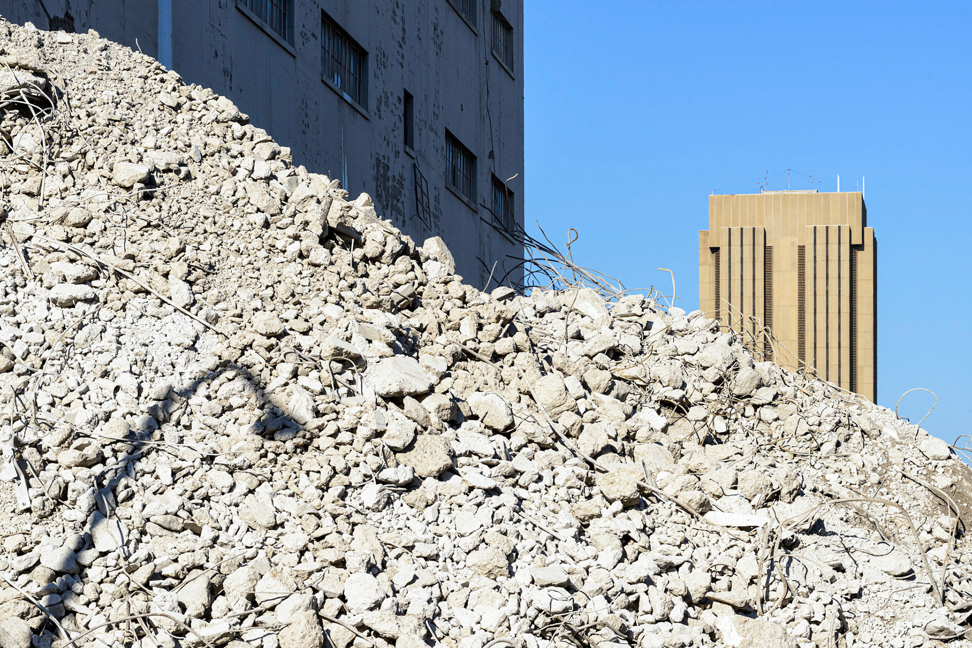 Demolition, Harbor Drive, San Diego, 2017