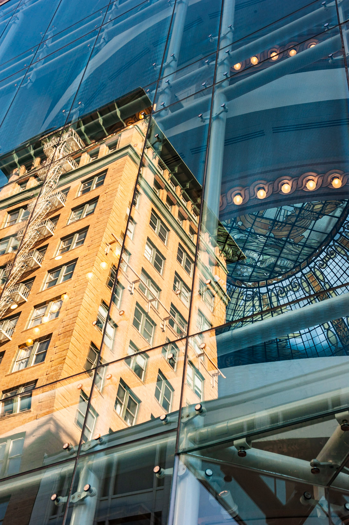 Neiman Marcus Window Reflection, Union Square, San Francisco, 2011