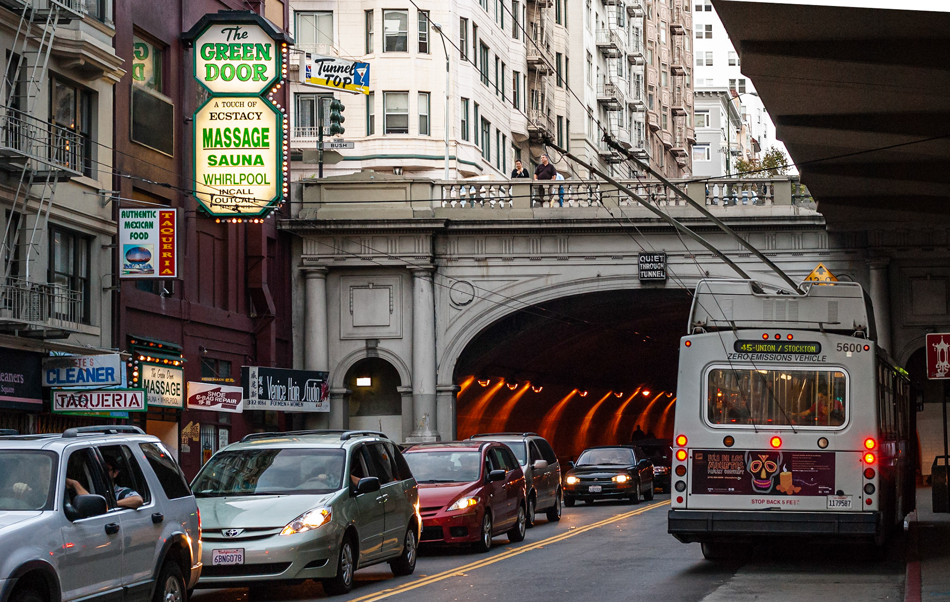 The Green Door, Downtown San Francisco, 2008