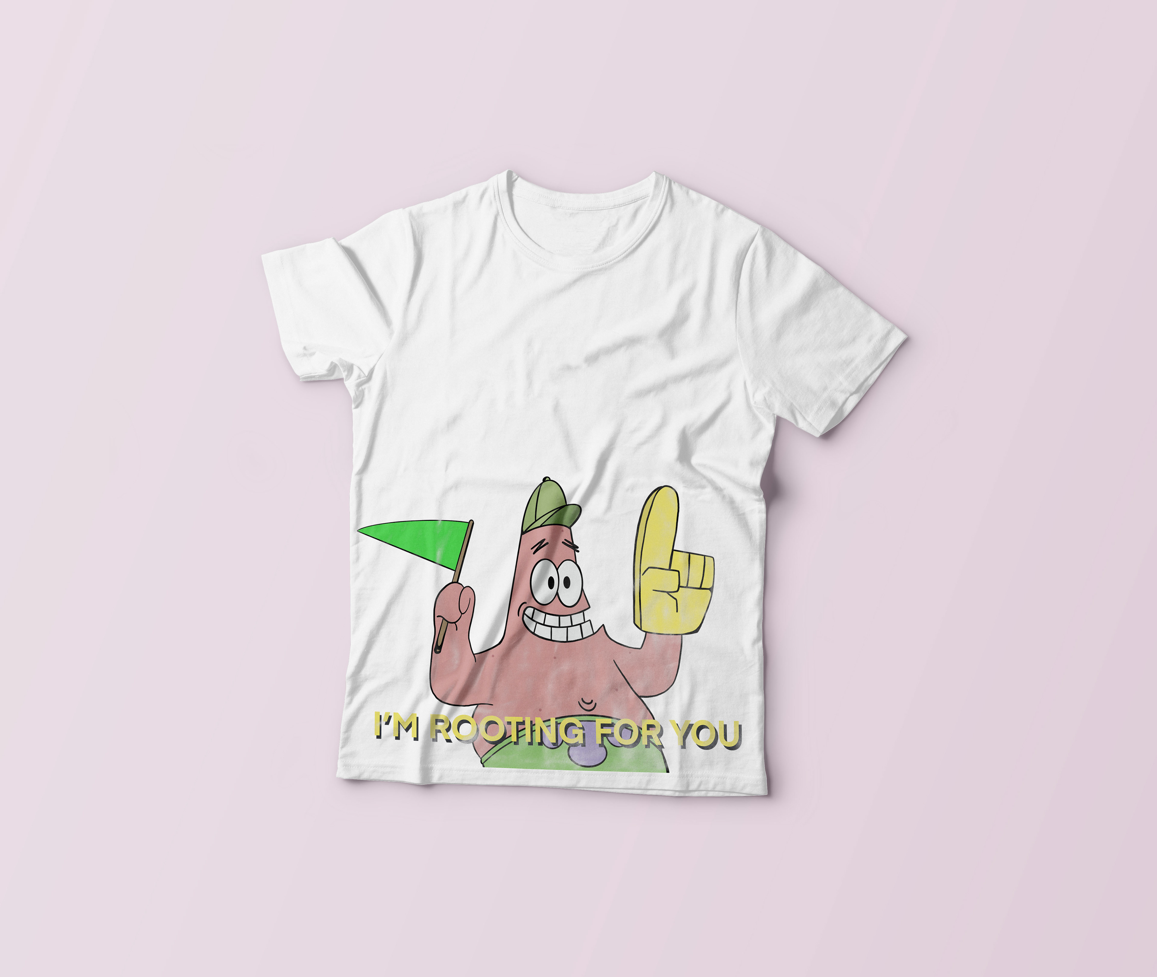 Patrick from Spongebob Squarepants. Illustration done on an iPad Pro inProcreate.