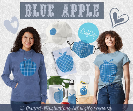 Blue apple | Teachers Gifts Ideas
