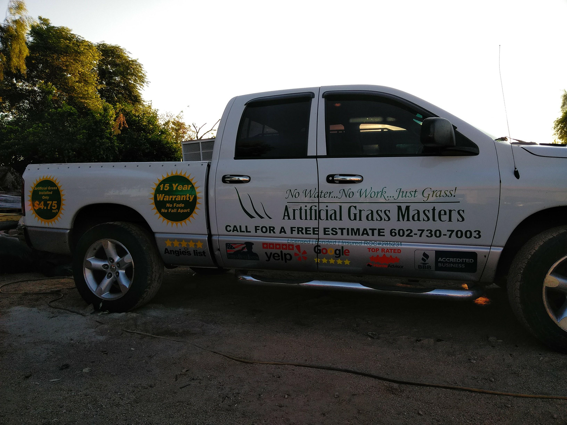 Truck Vinyl Side