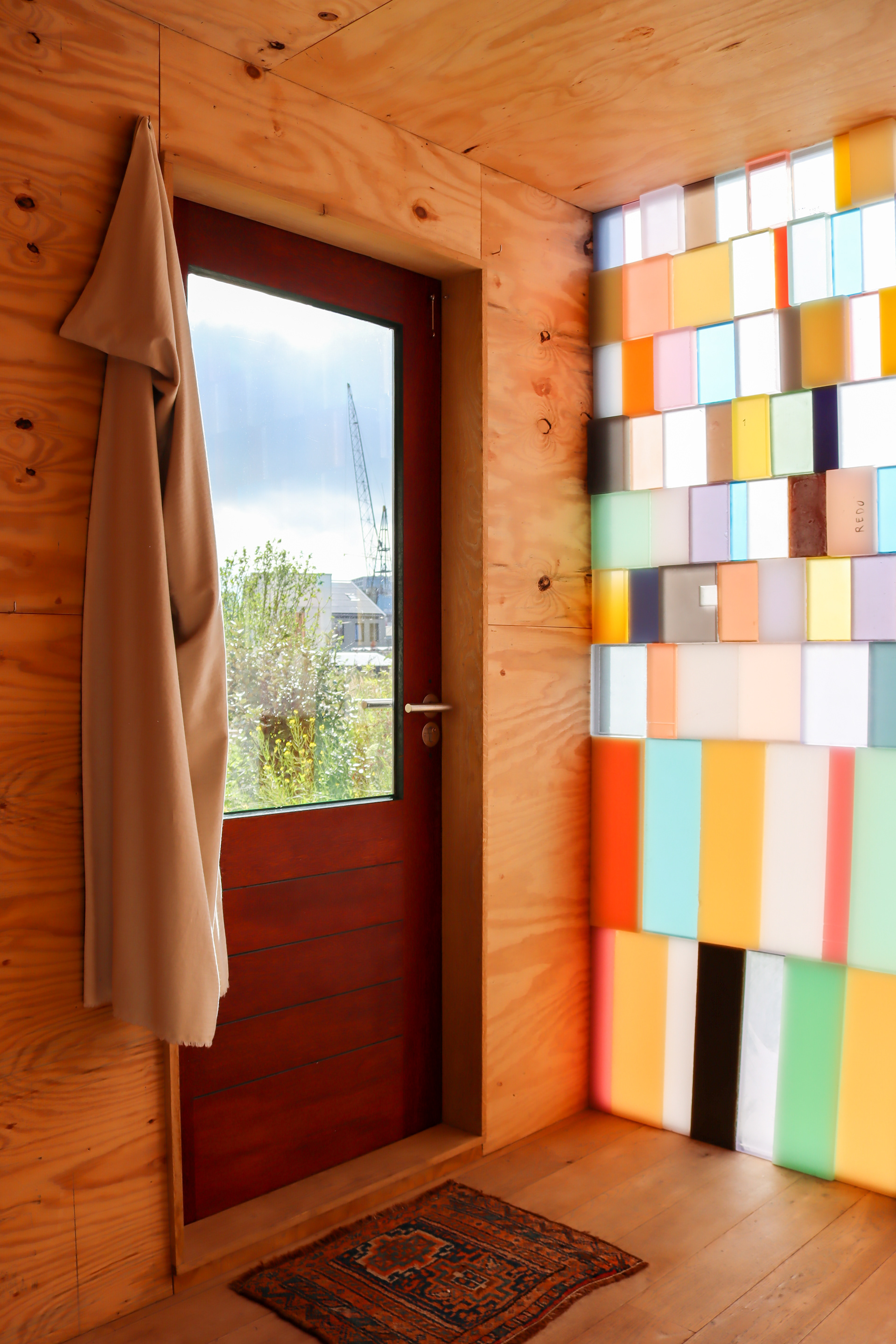 entrance & resin wall
