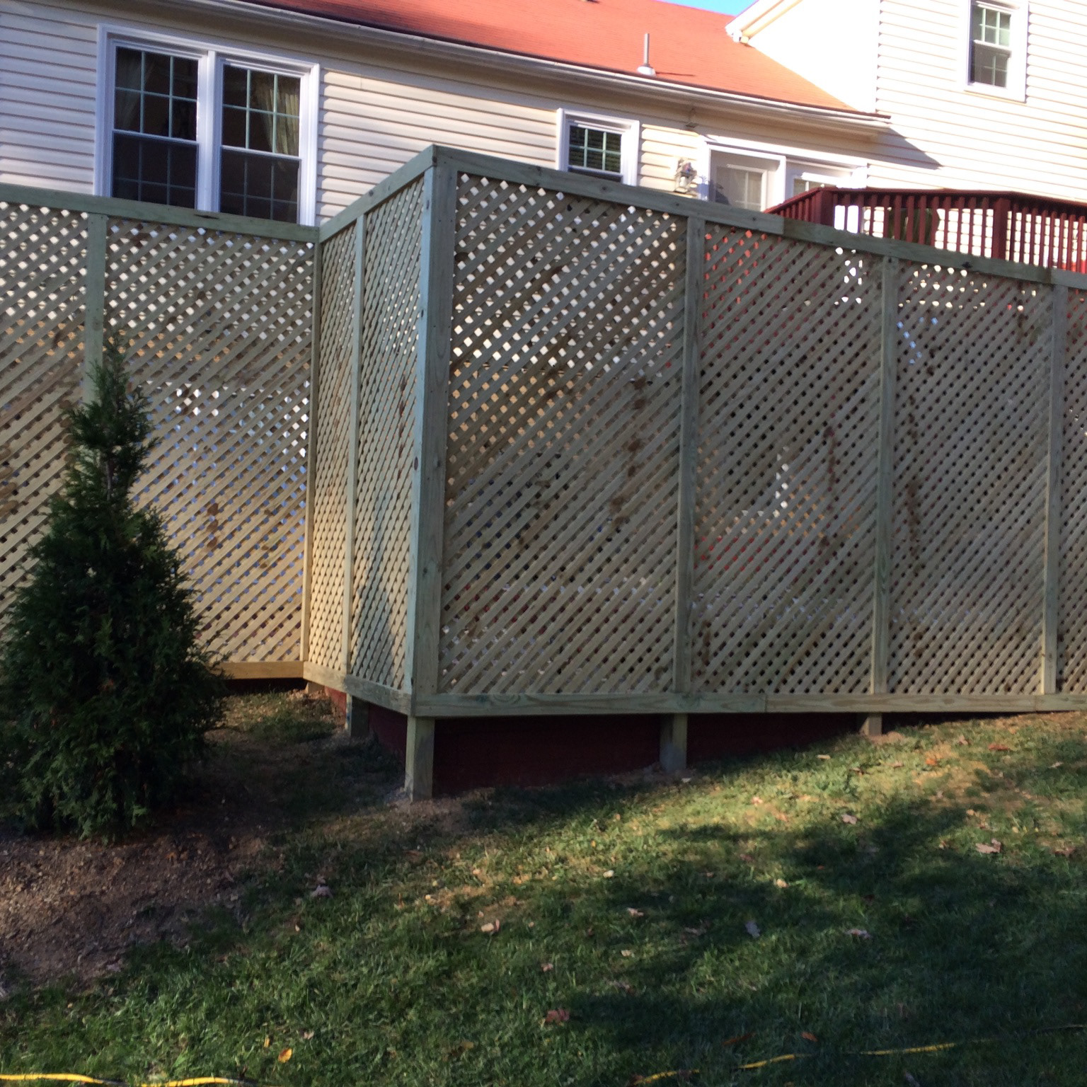 MetroGreen - 7' Lattice Fence