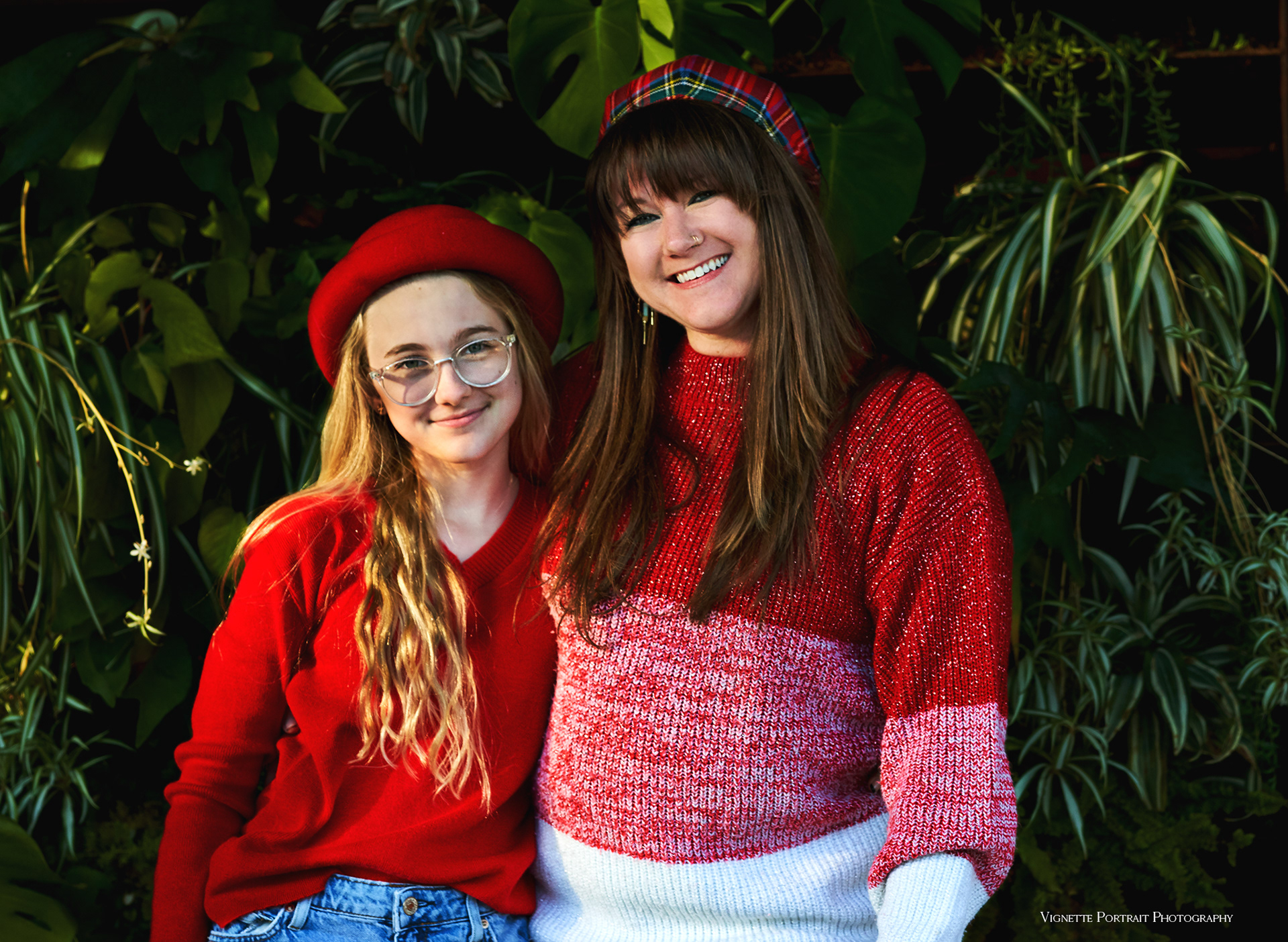 Sweater & hats by Nine Lives Texas