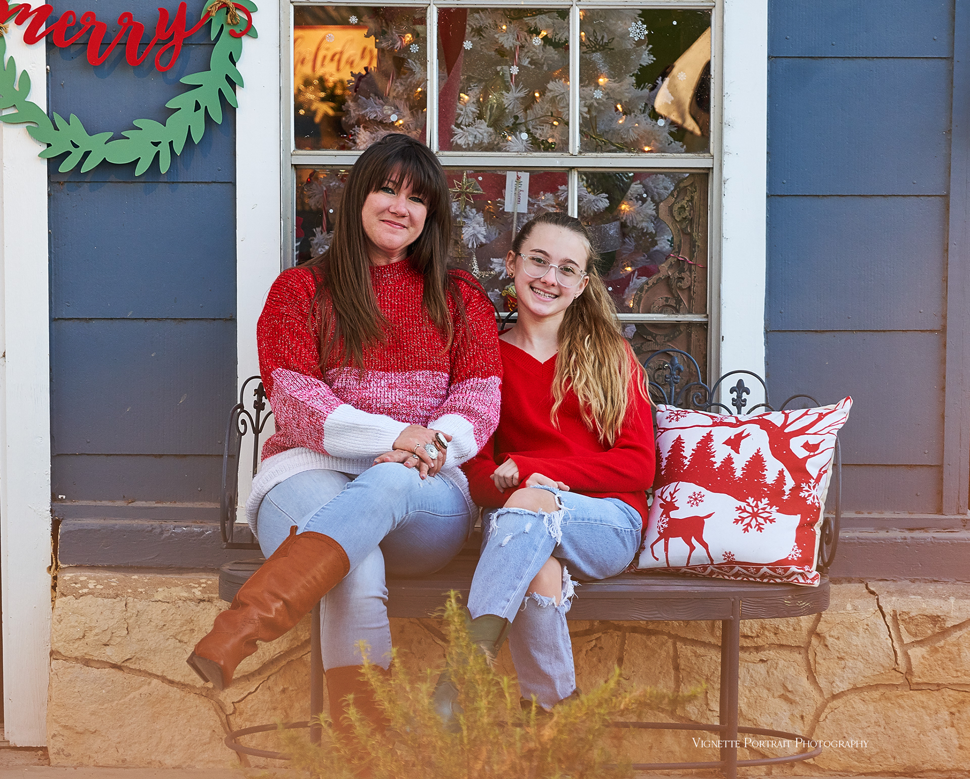 Sweater & green boots by Nine Lives Texas