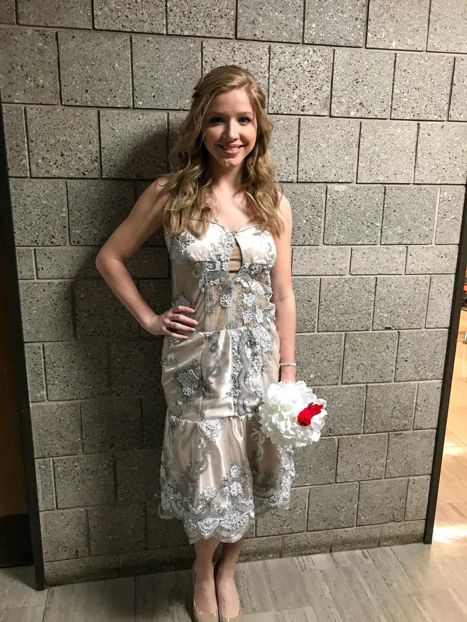 Bridesmaid dress for a local Fashion Show