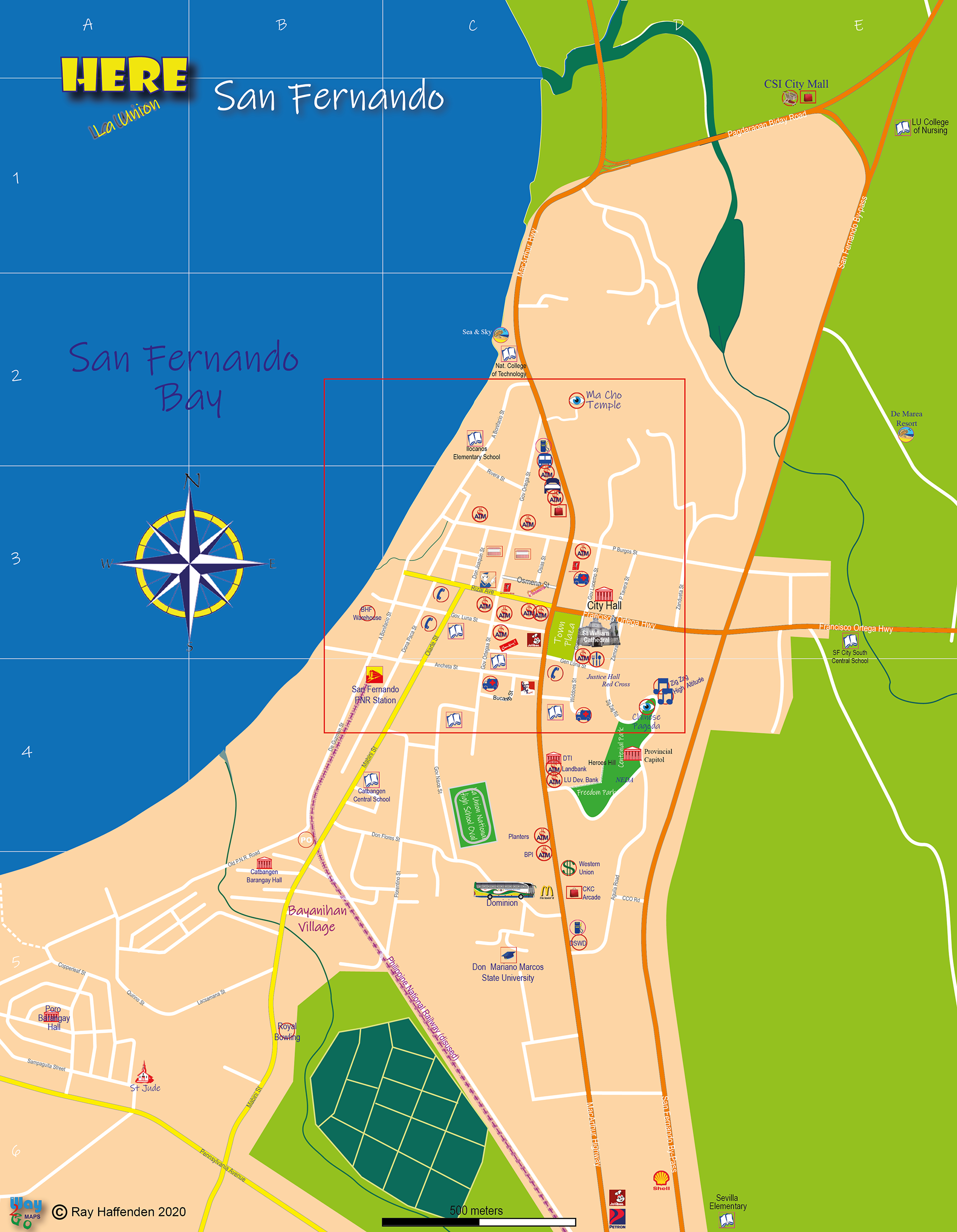 La Union Maps San Fernando