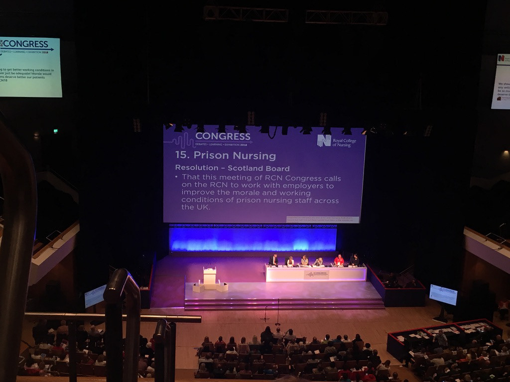 Main Auditorium Getting Ready To Vote