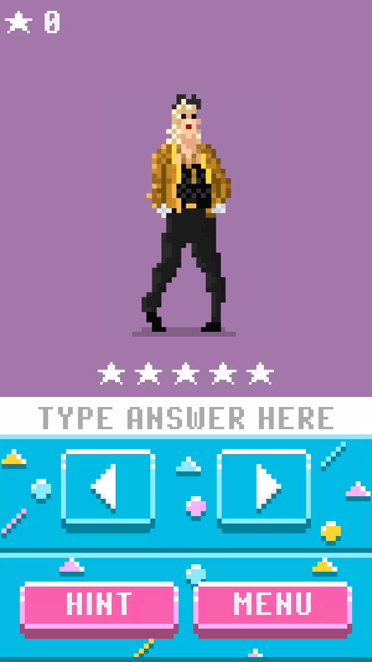 Penney Design - VIP: Very Iconic Pixels App 80s Quiz