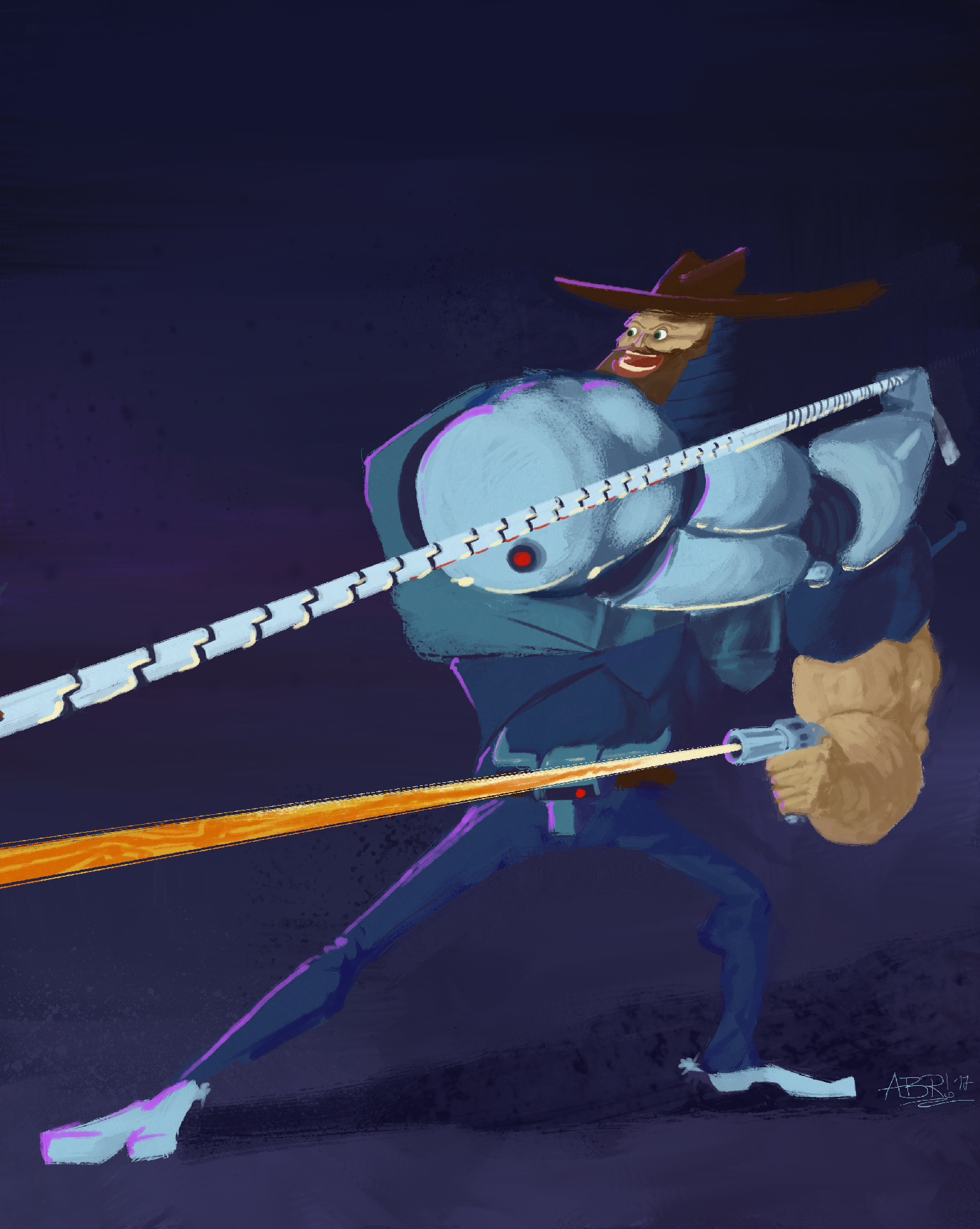 Character design based on randomly generated prompt.